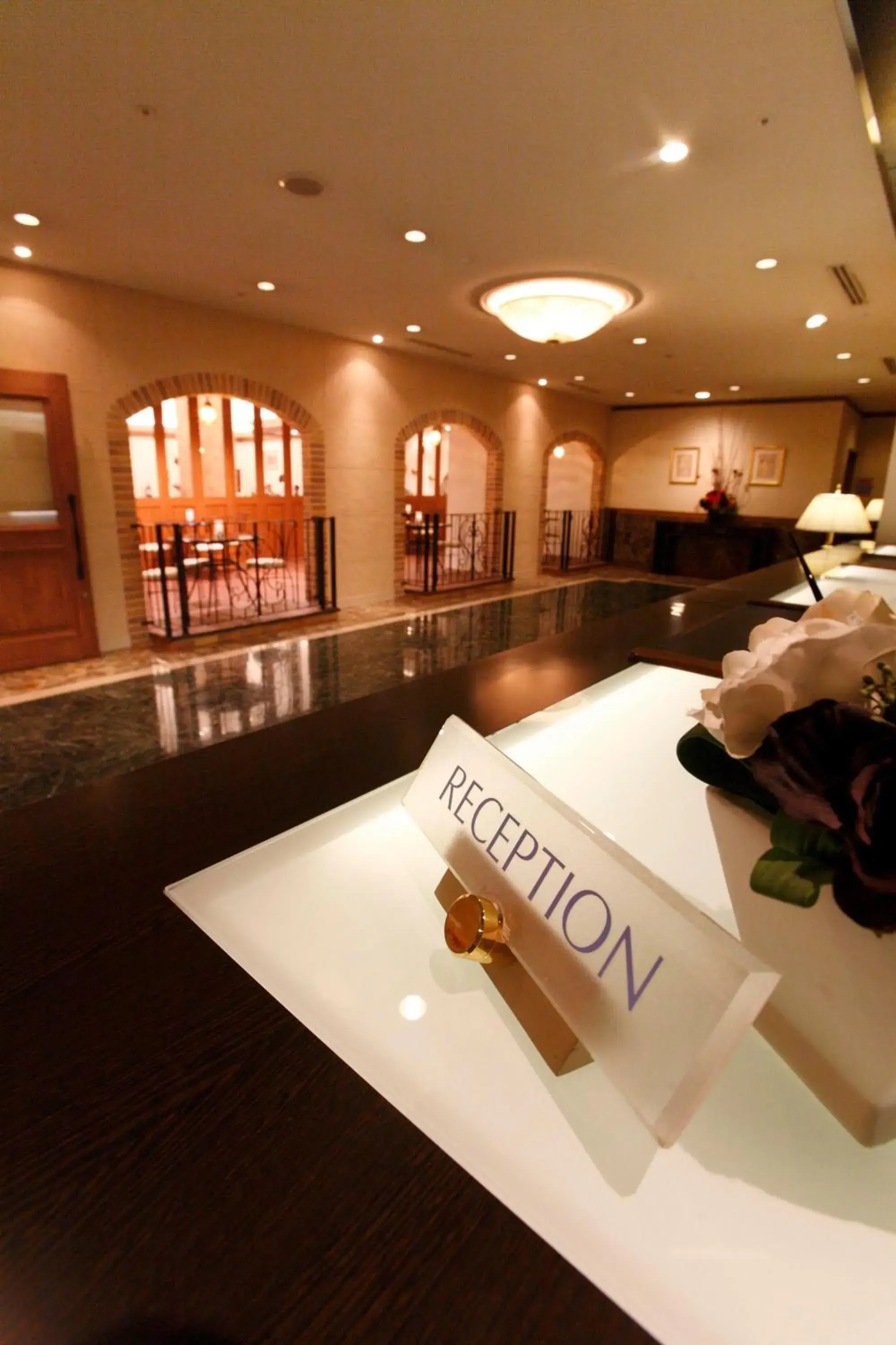 Lobby or reception in Hotel Plaza Kobe Lobby or reception in Hotel Plaza Kobe