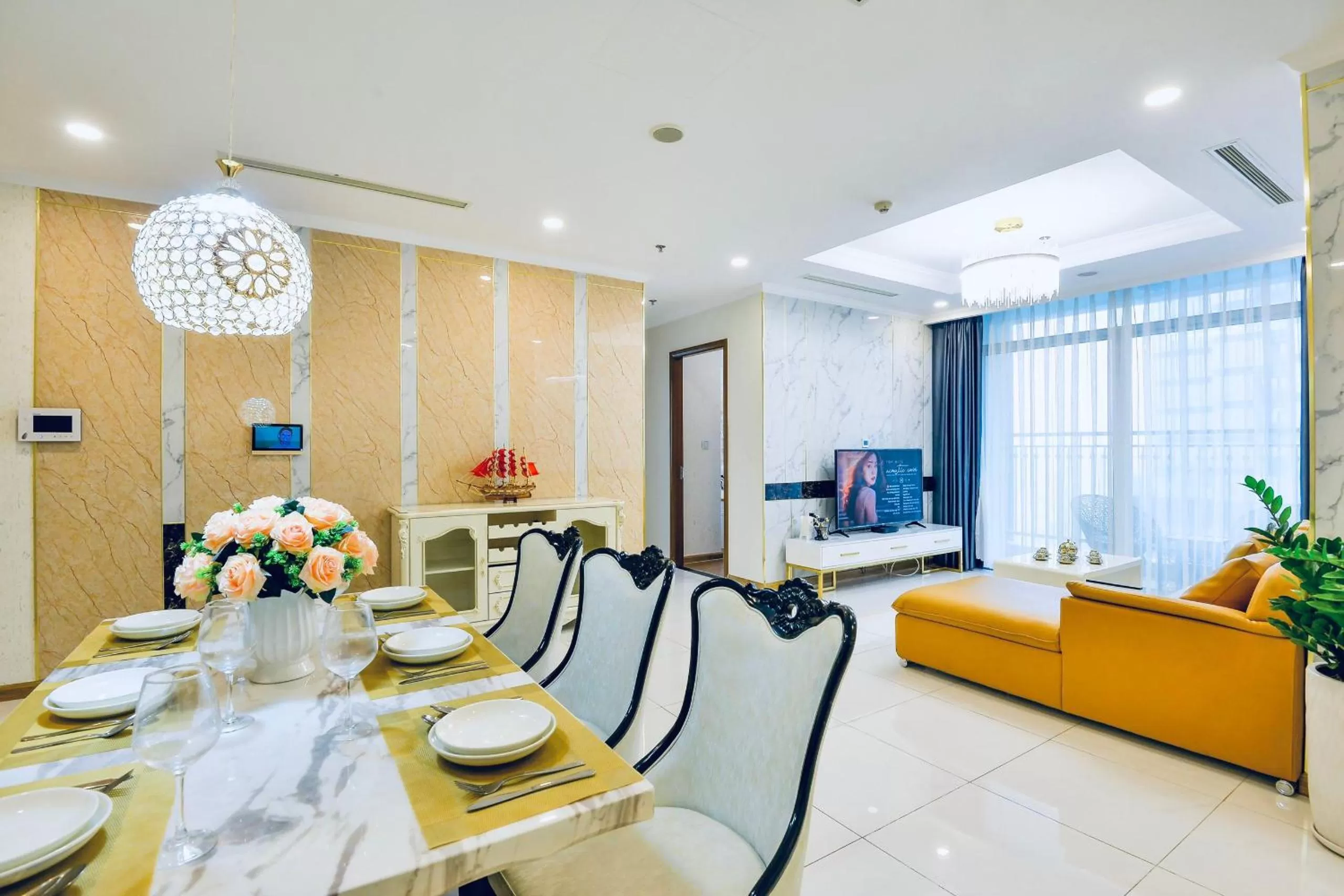 TV and multimedia in Vinhomes Central Park-Nice Homes