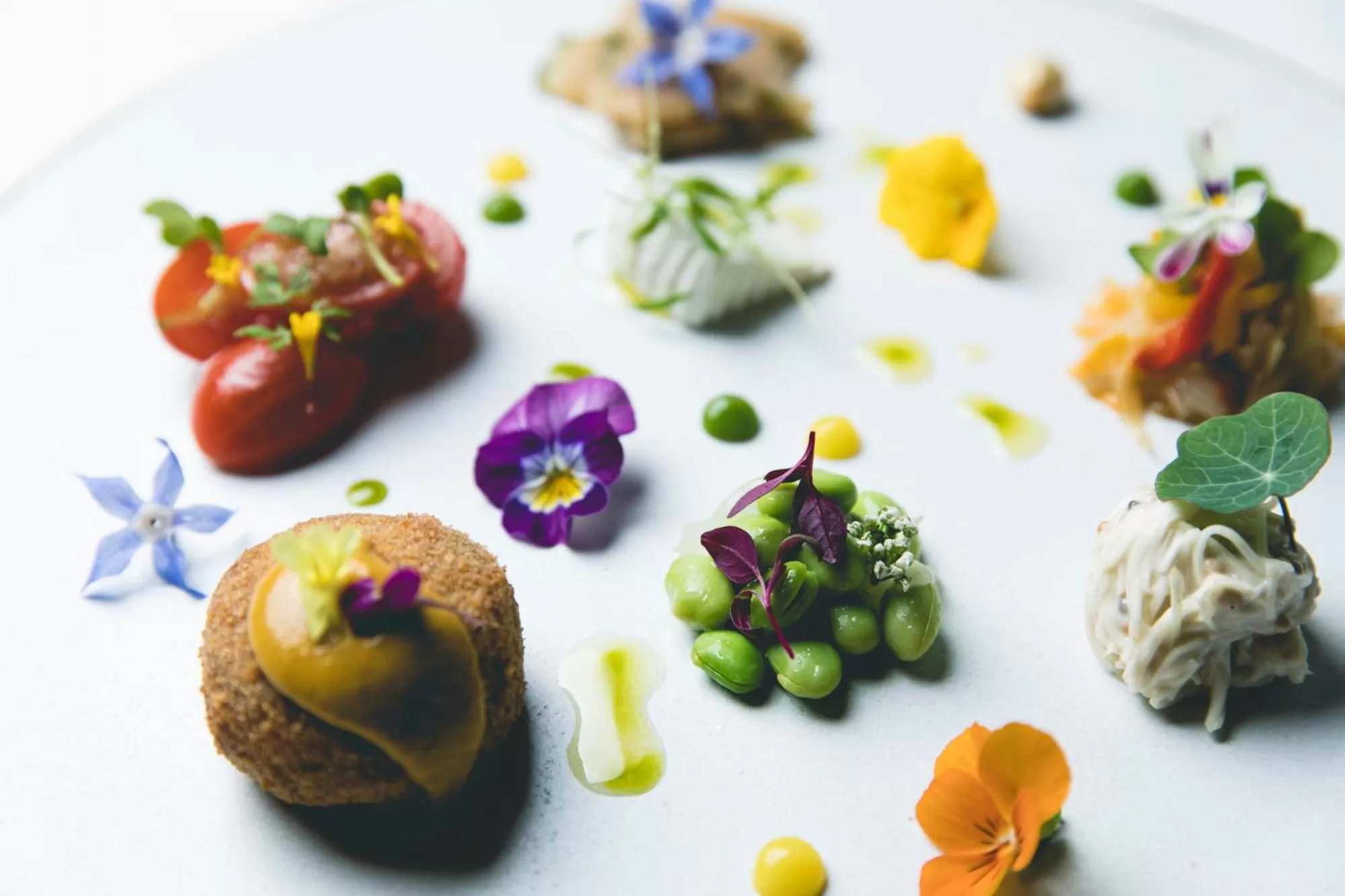 Food close-up in Garrya Nijo Castle Kyoto