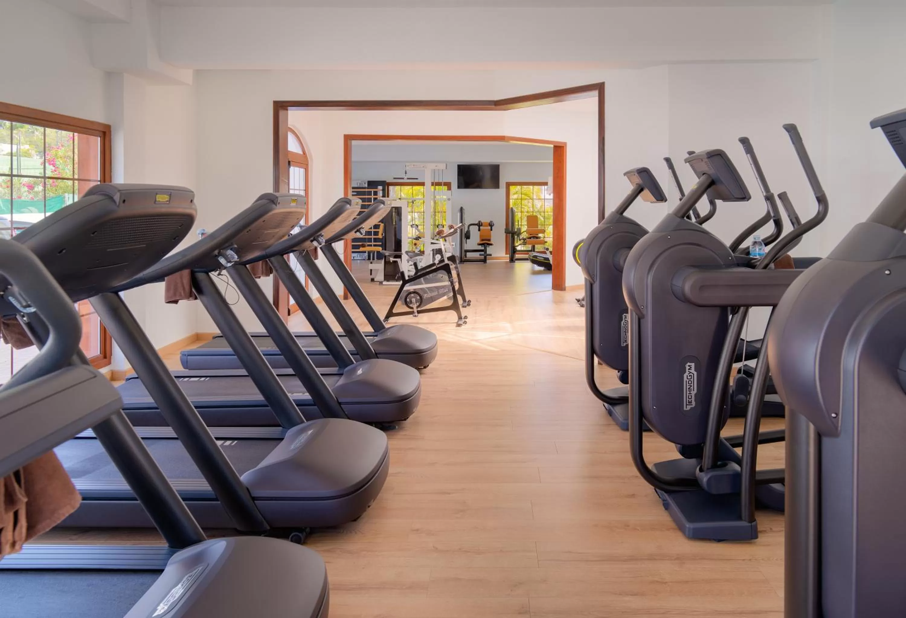 Fitness centre/facilities in Hotel Jardín Tecina