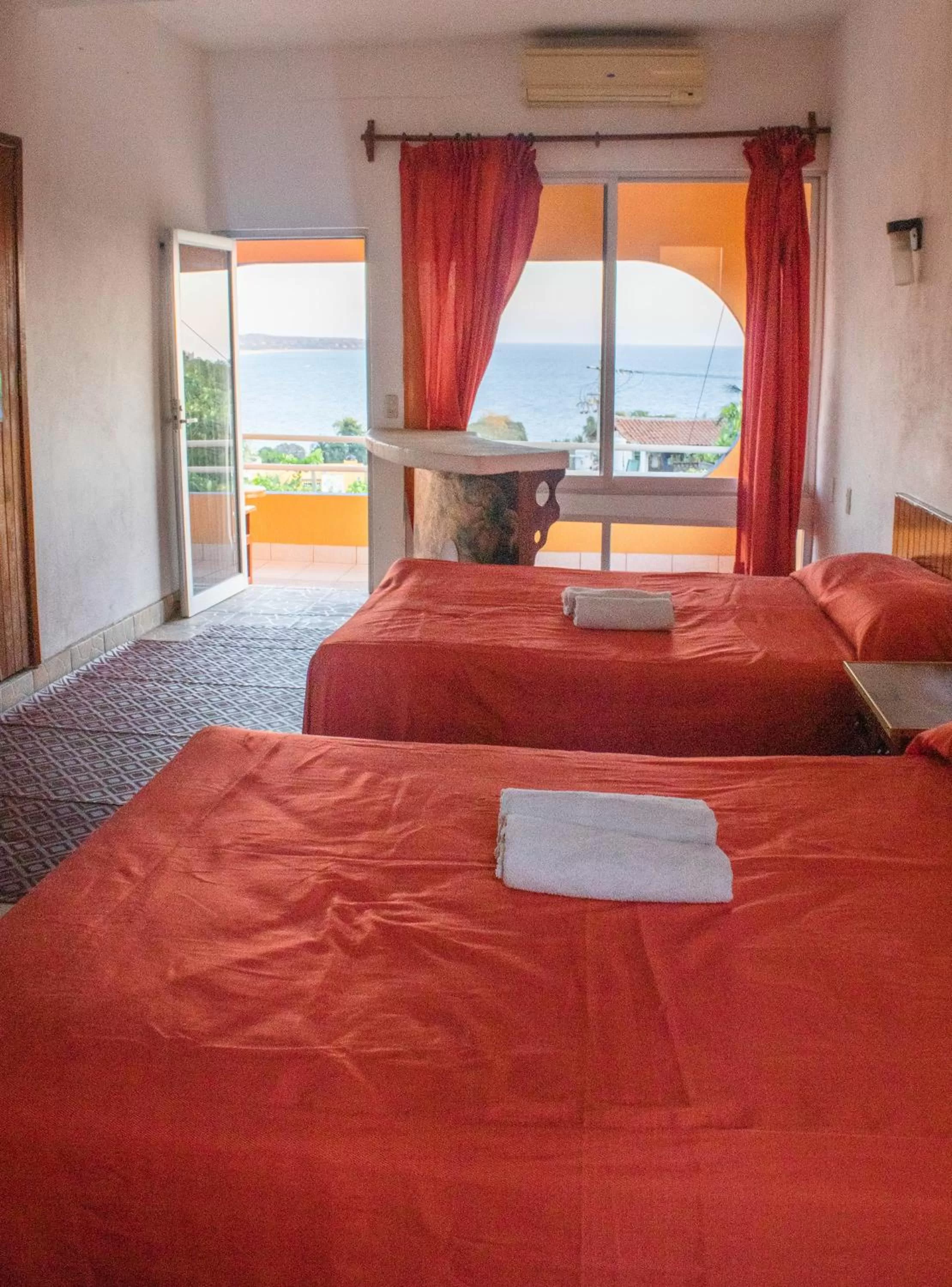 Bed in Hotel San Juan