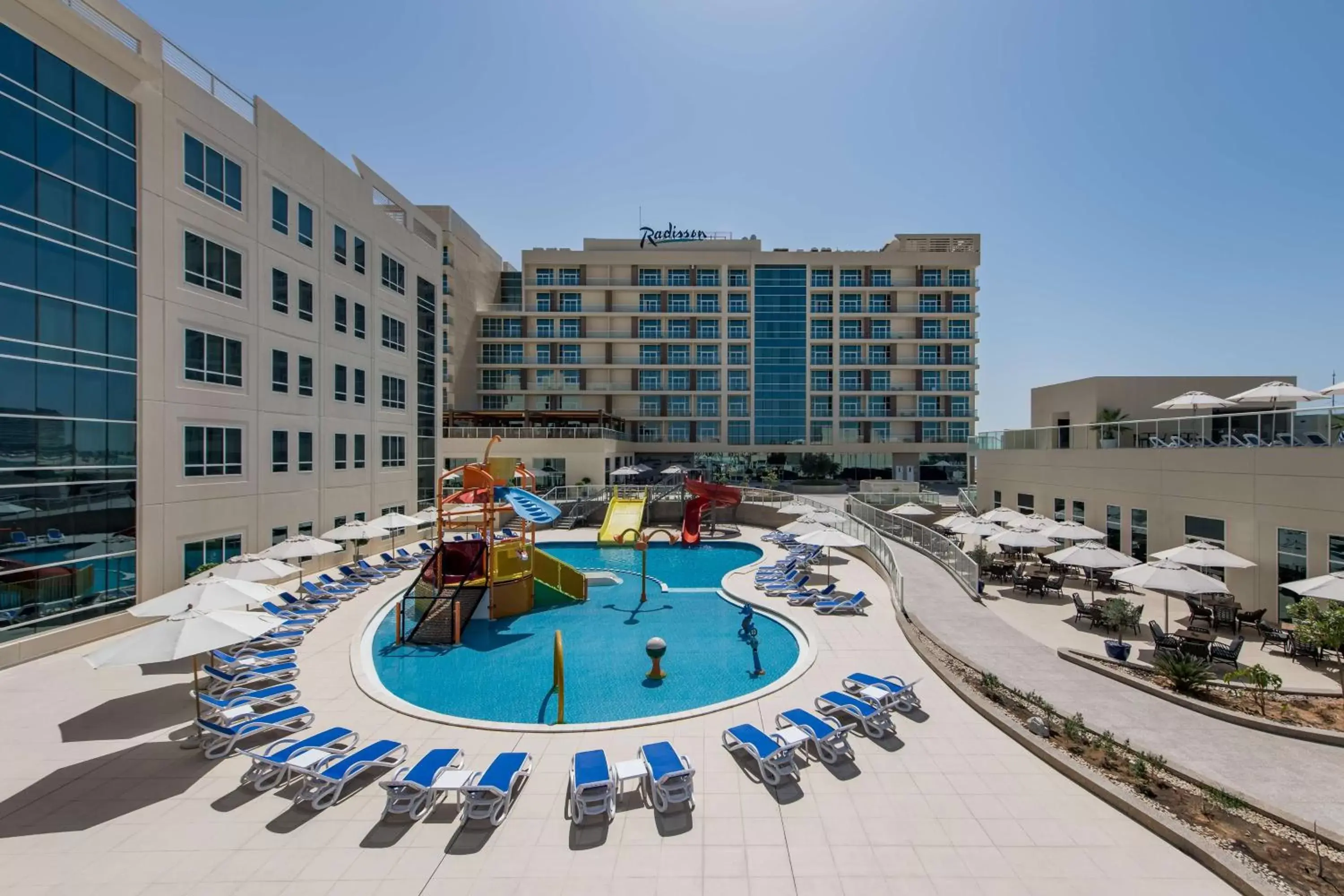 Property building in Radisson Resort Ras Al Khaimah Marjan Island Property building in Radisson Resort Ras Al Khaimah Marjan Island