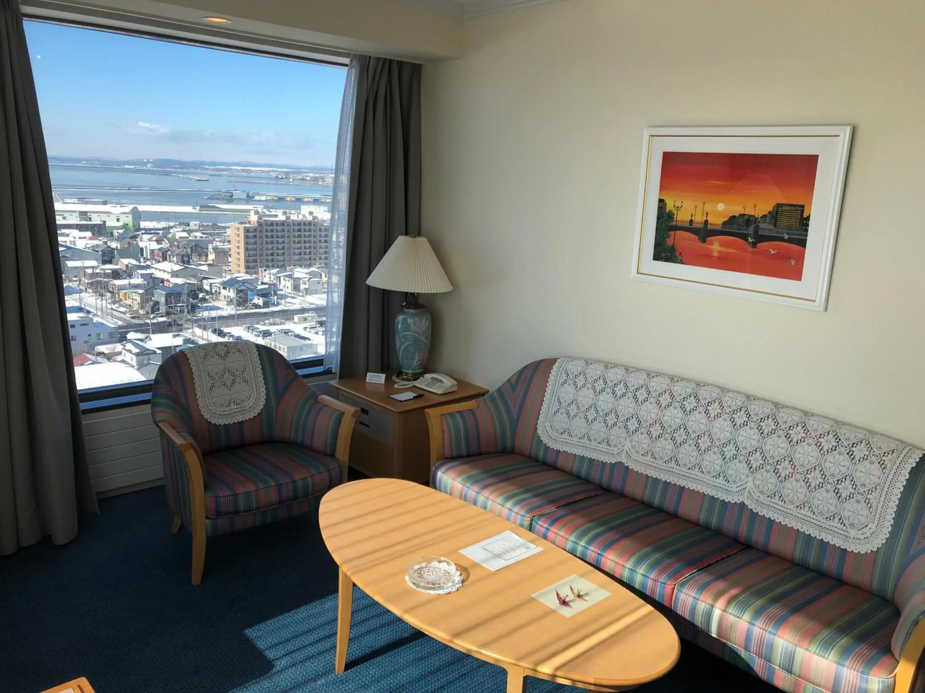 Living room, Seating Area in Kushiro Prince Hotel