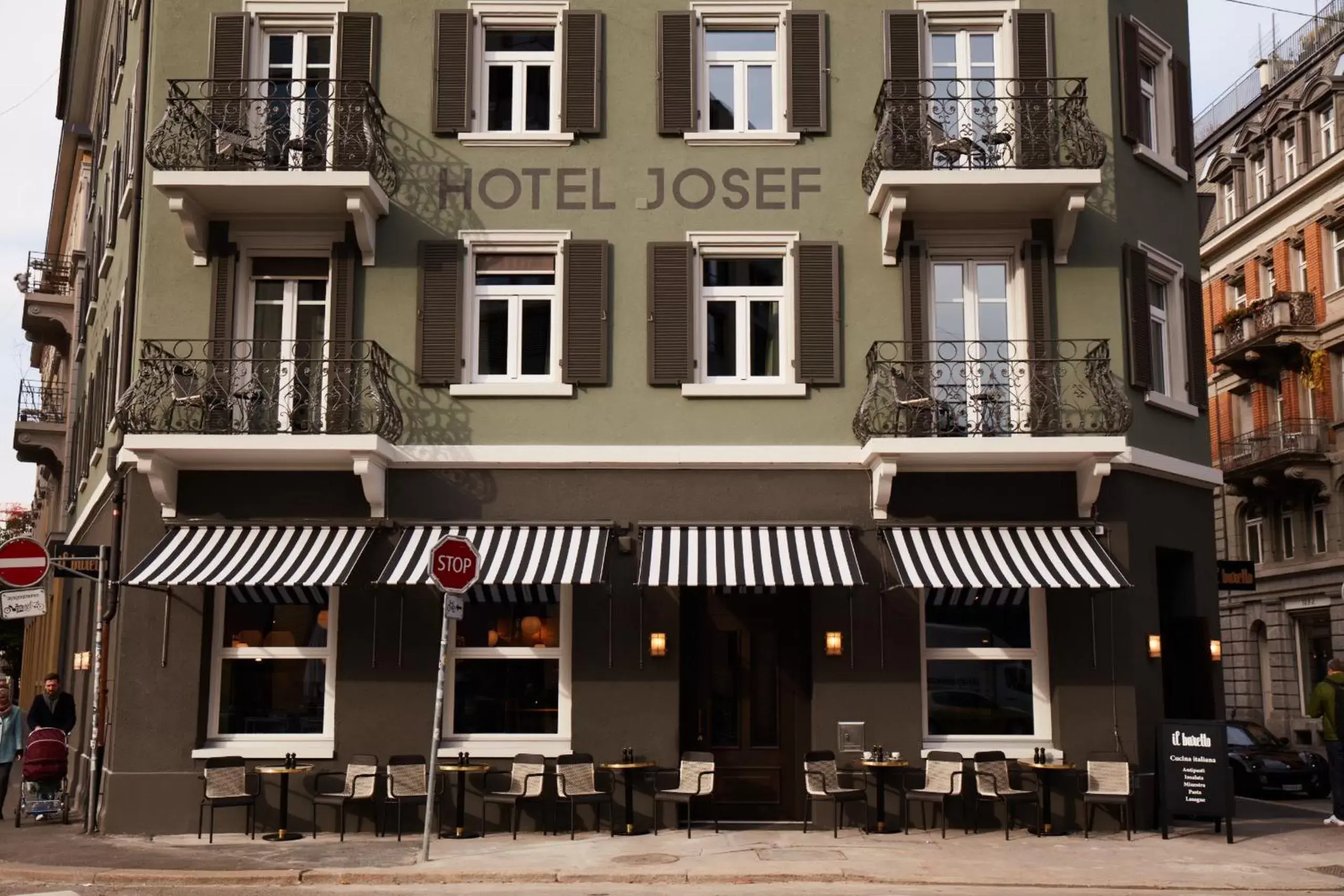 Property Building in Boutique Hotel Josef