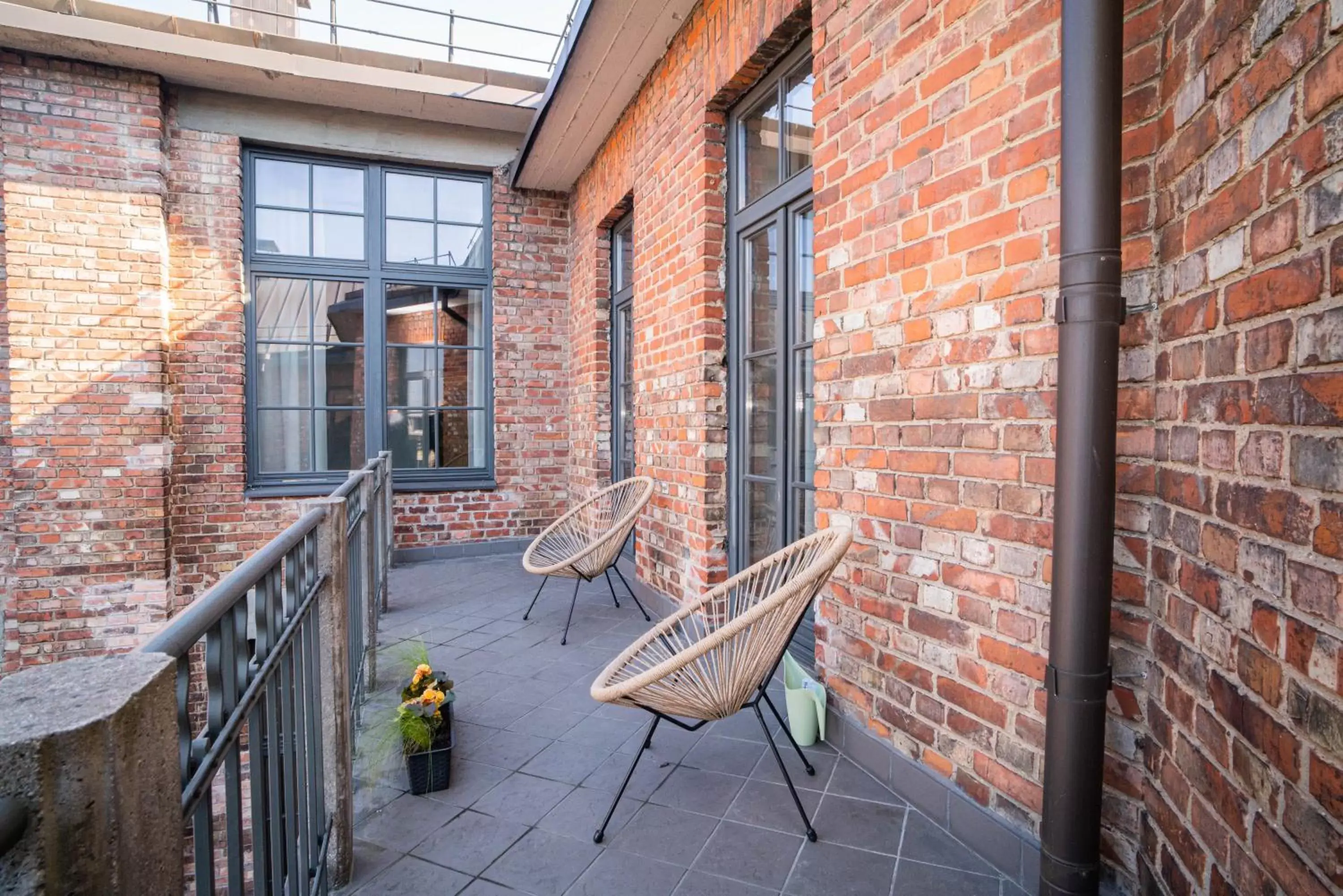 Balcony/Terrace in VICTORIA Hotel Kaunas