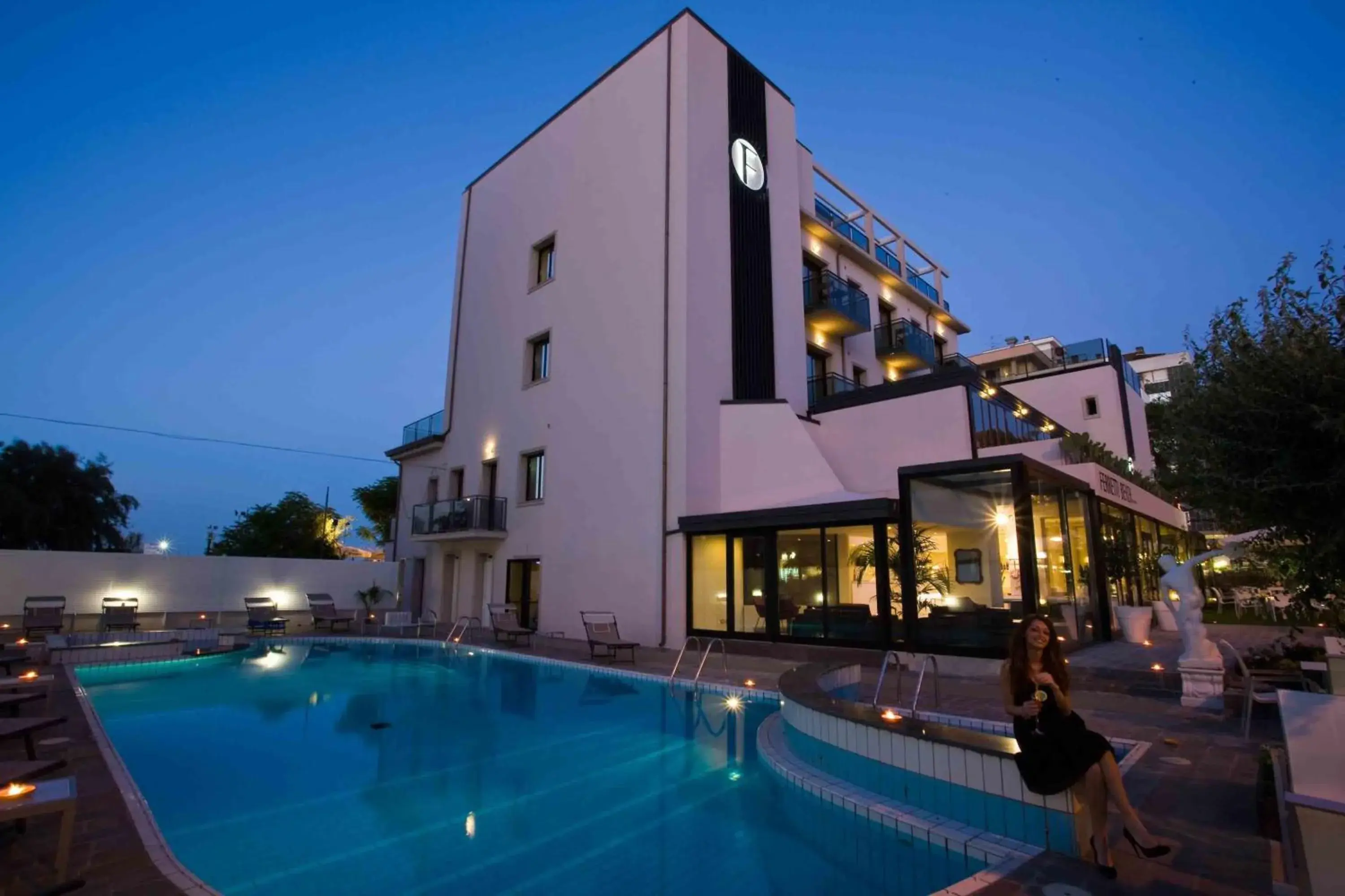Swimming pool, Property Building in Ferretti Beach Hotel