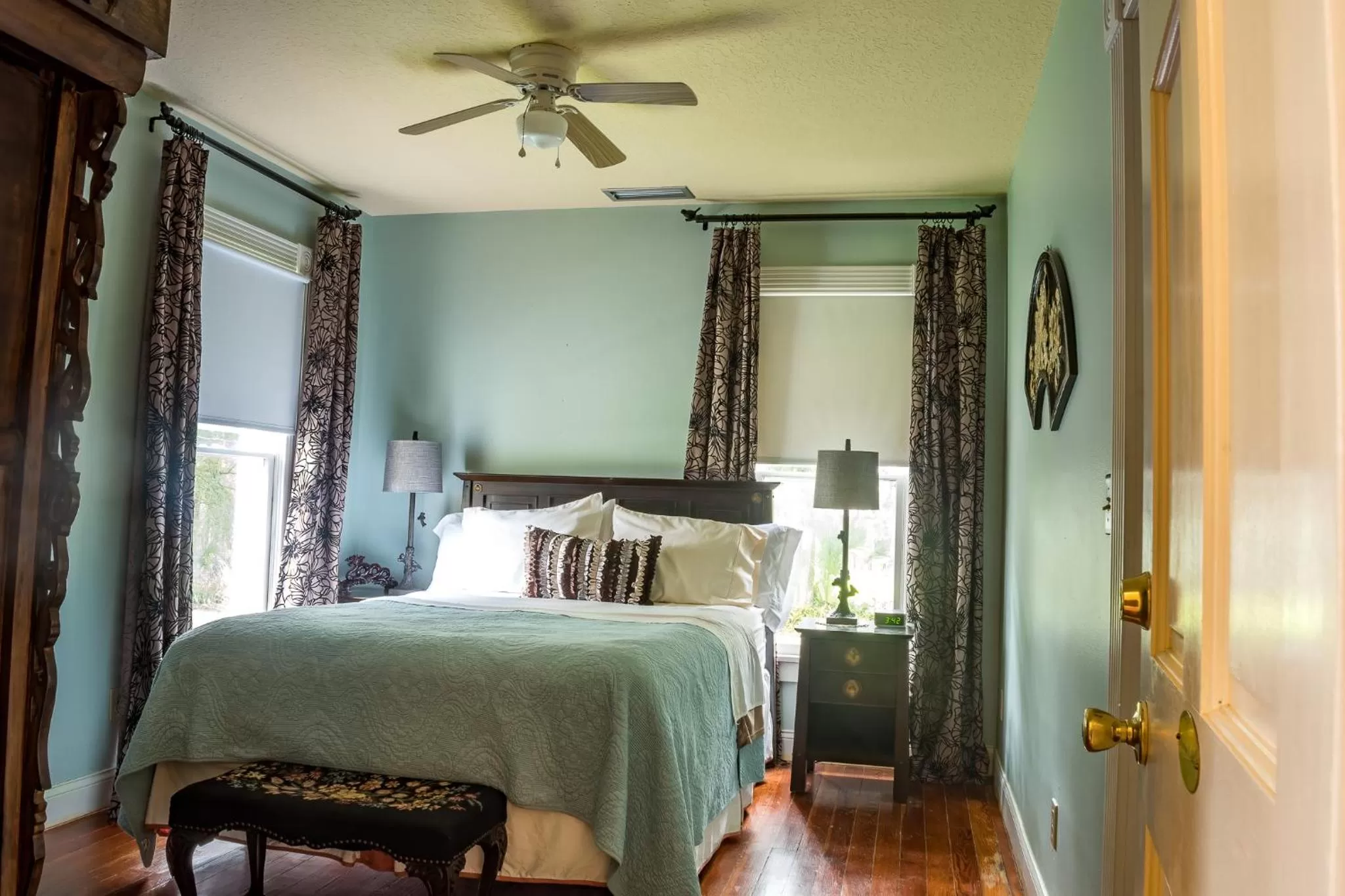 Bed in The Ann Stevens House