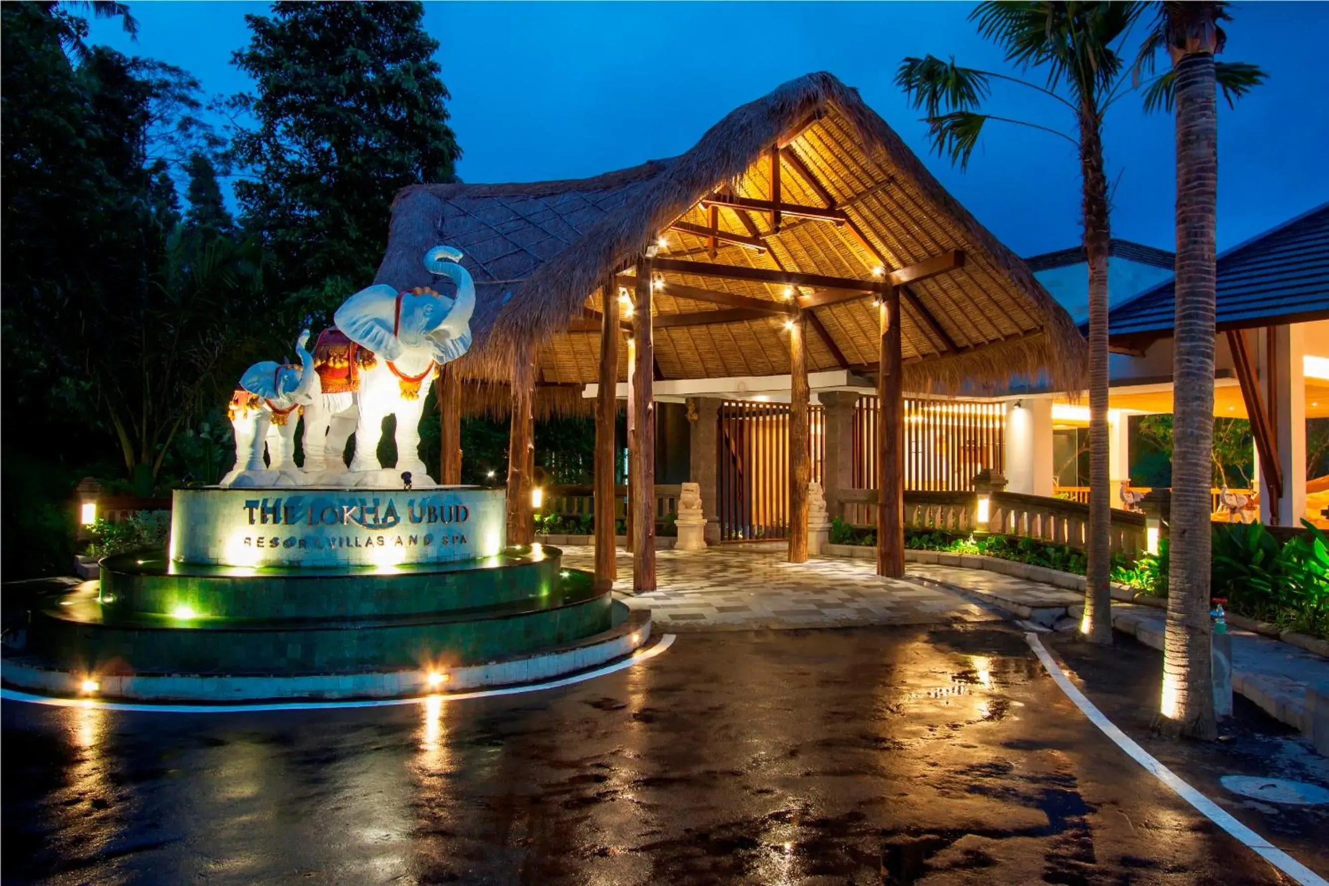 Lobby or reception, Property Building in The Lokha Ubud Resort Villas and Spa