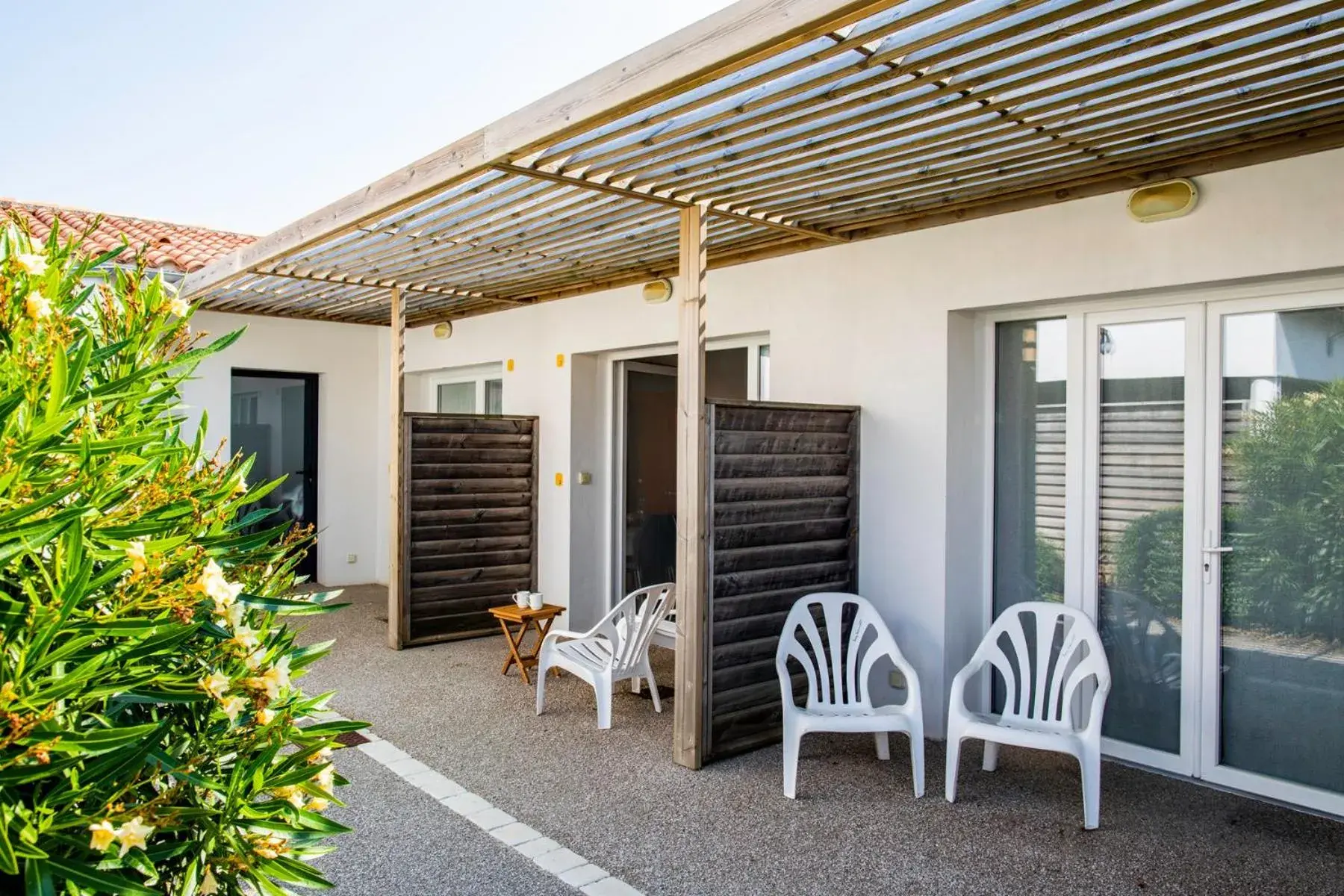 Balcony/Terrace in Hotel de Re, The Originals Boutique