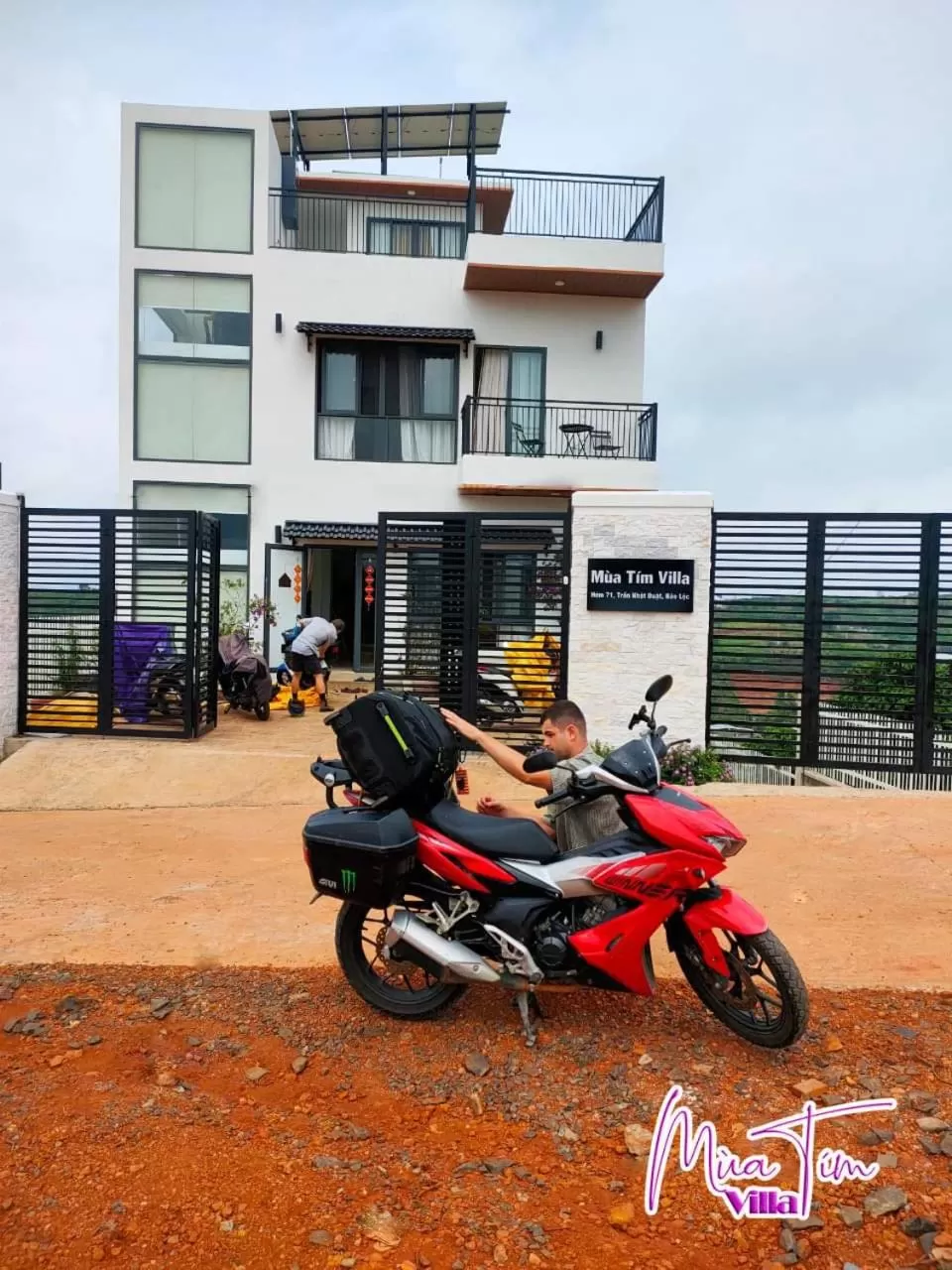 group of guests, Property Building in Mùa Tím Villa