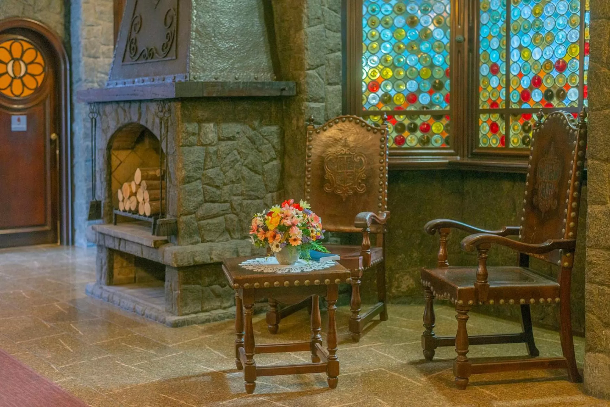 Lobby or reception in Hotel Glória Blumenau