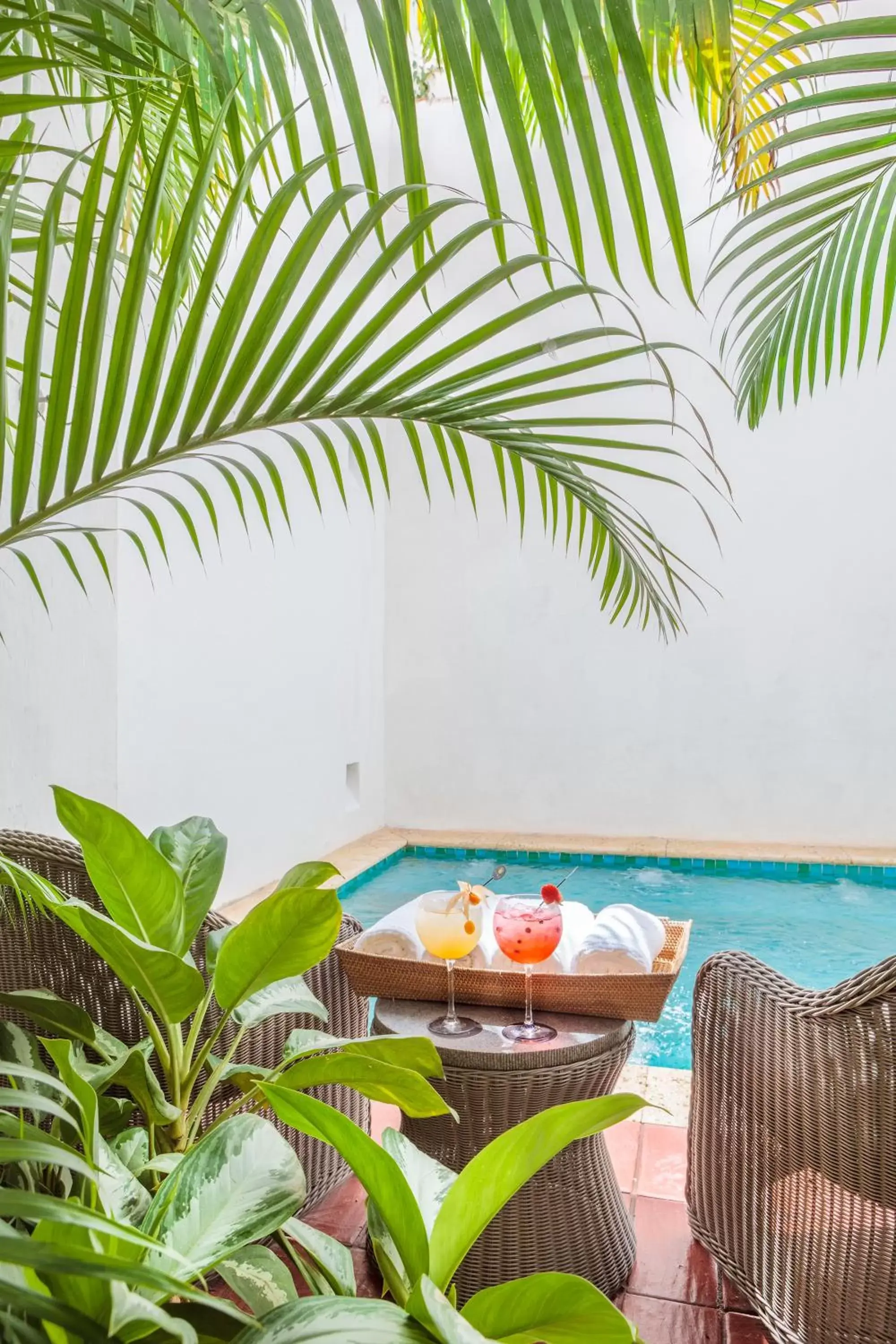 Swimming pool in Hotel Casa San Agustin