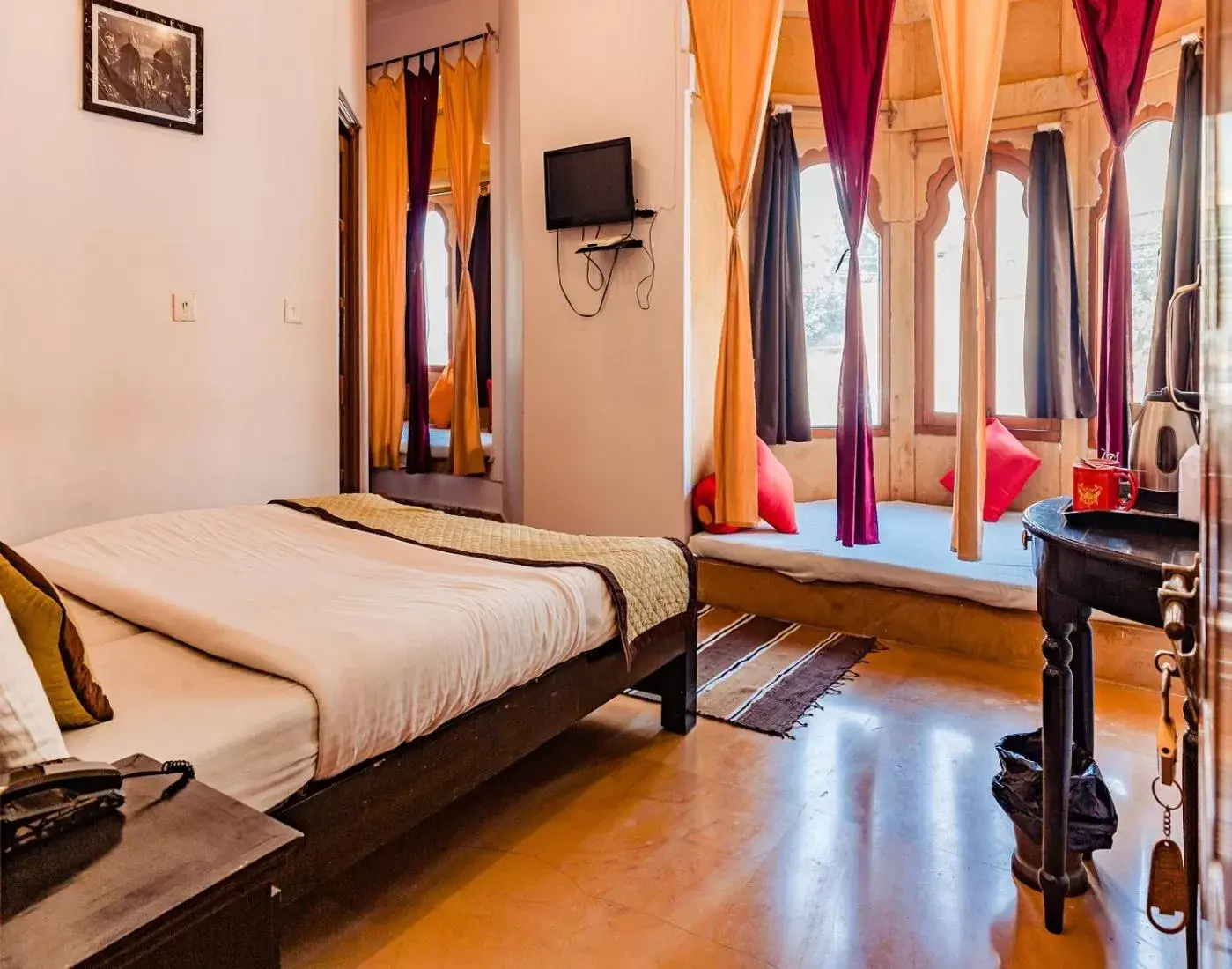 Bedroom, Bed in Hotel Lal Garh Fort And Palace Bedroom, Bed in Hotel Lal Garh Fort And Palace