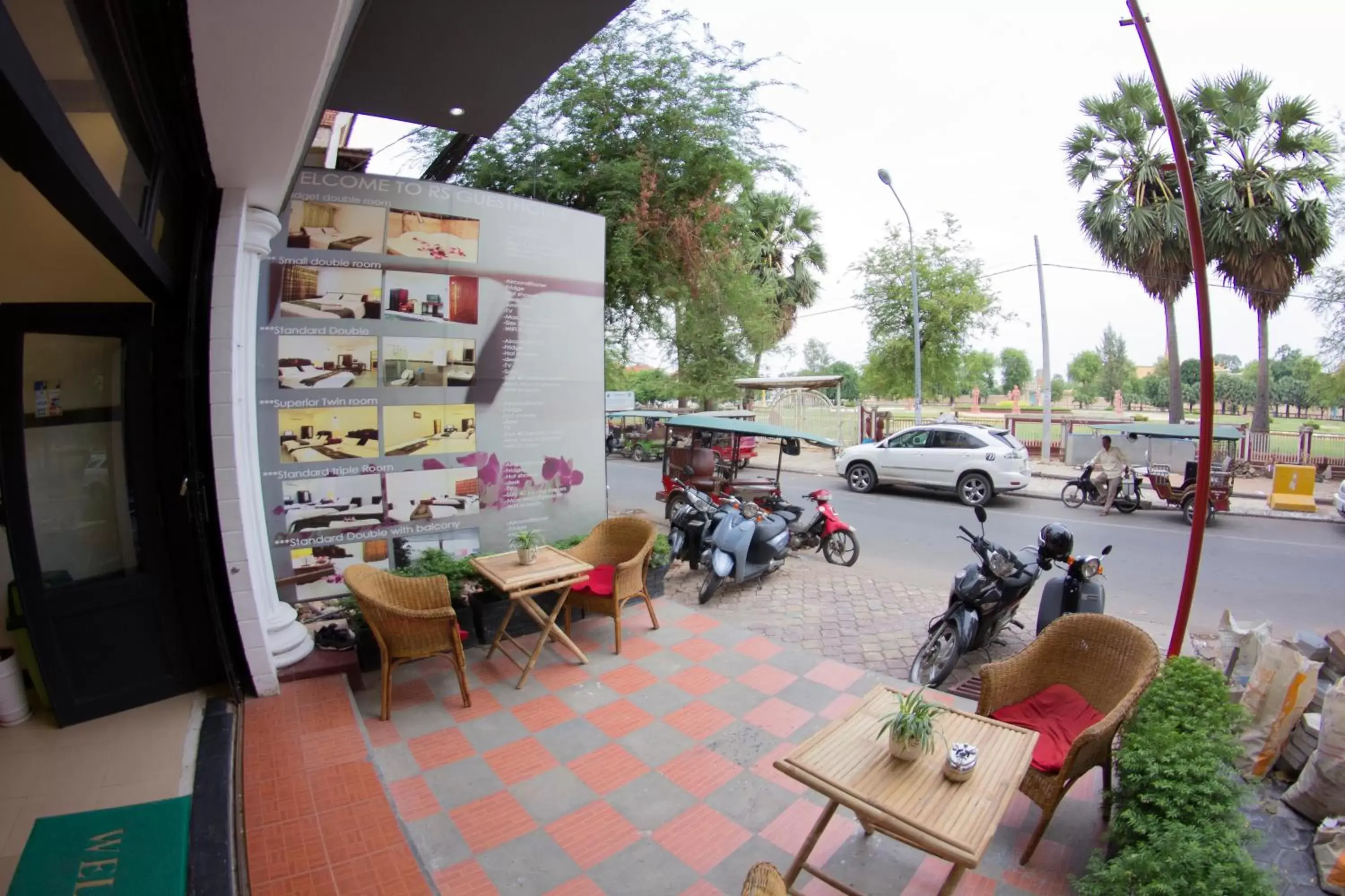 Seating area in RS Guesthouse