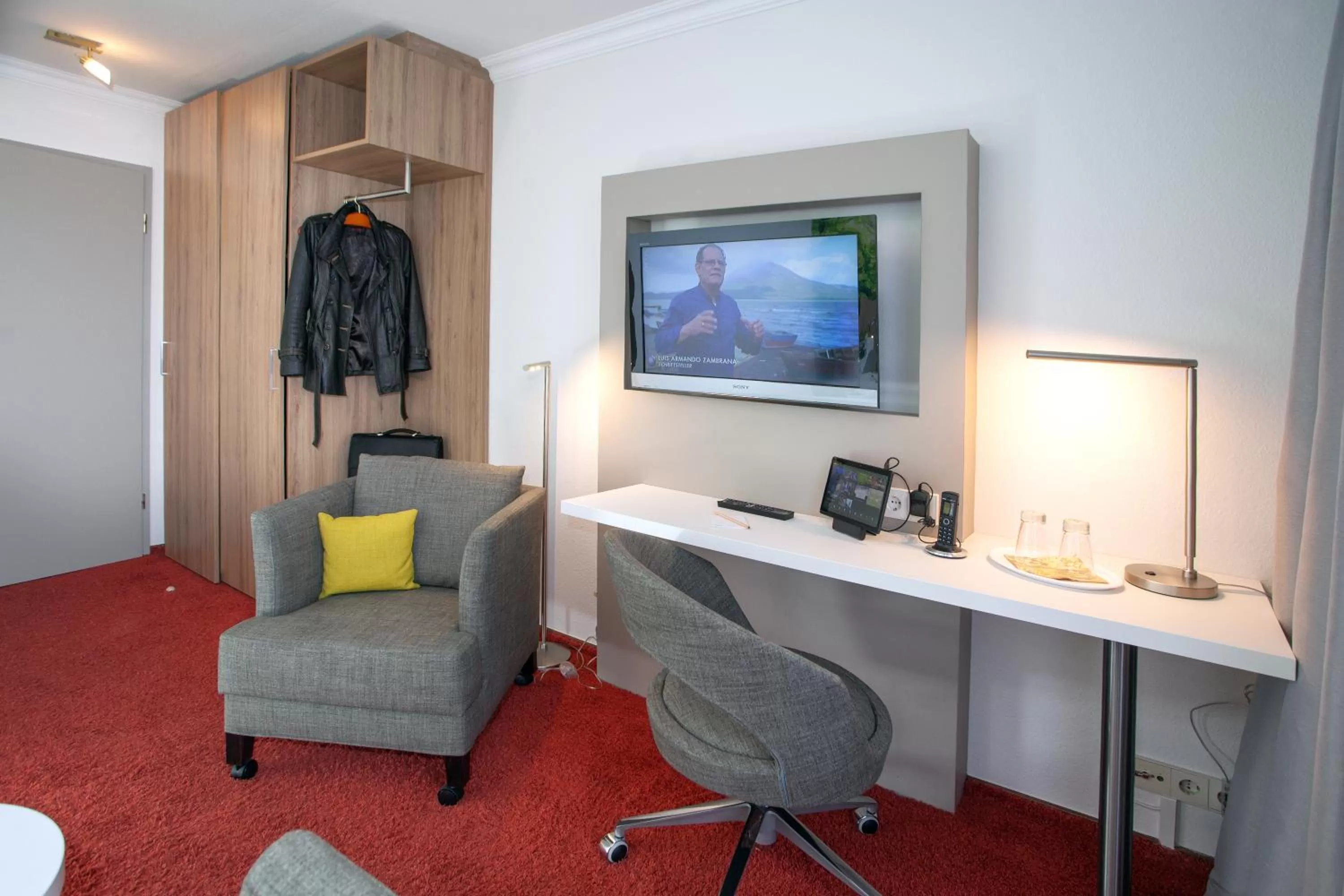 Seating area in Hotel Adler