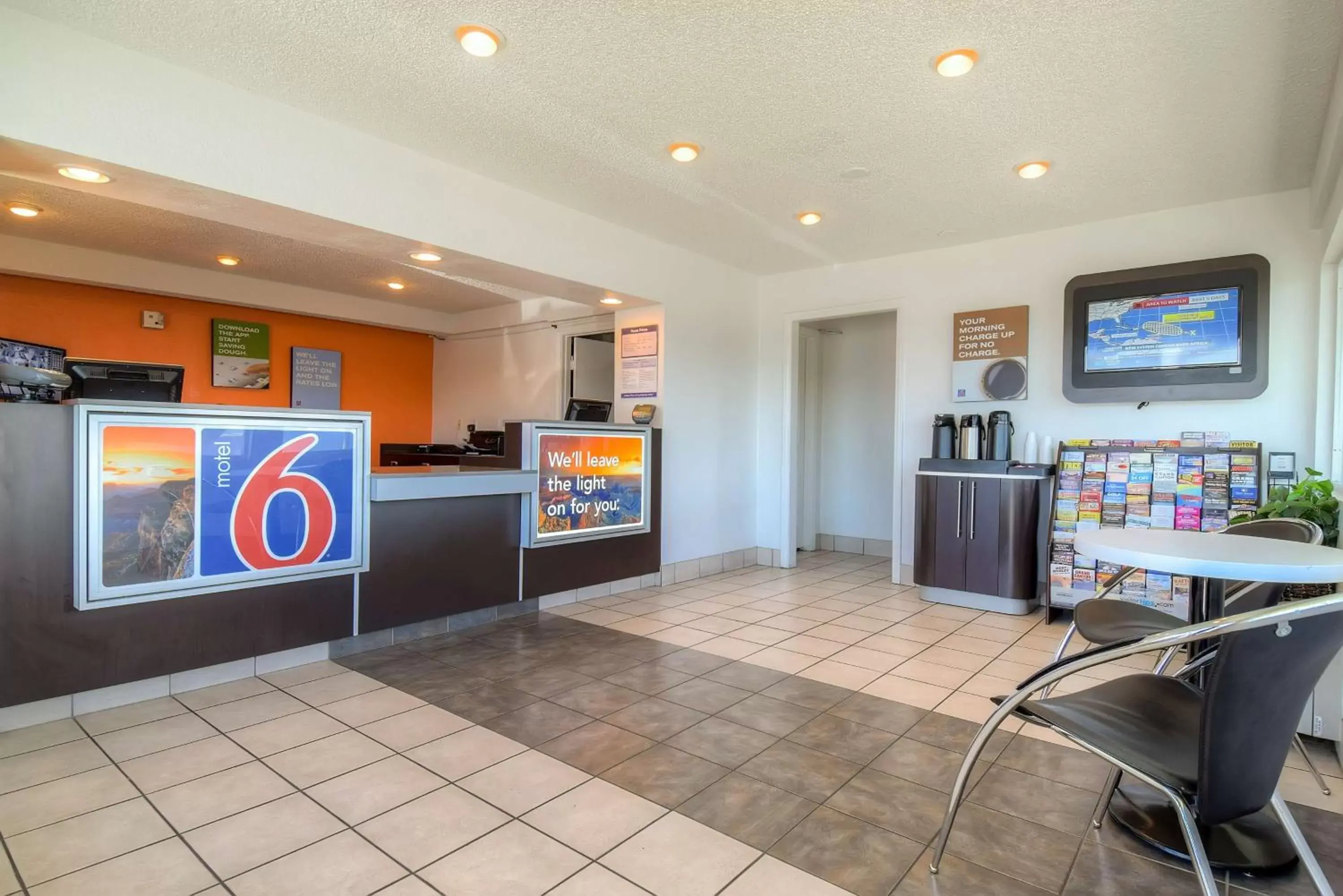 Communal lounge/ TV room in Motel 6-Las Vegas, NV - Boulder Hwy