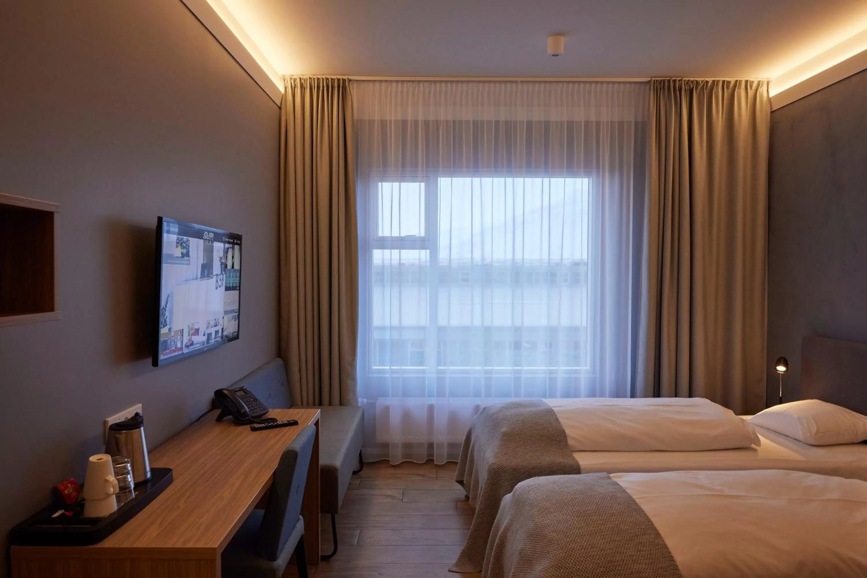 Bed in Hótel Vesturland