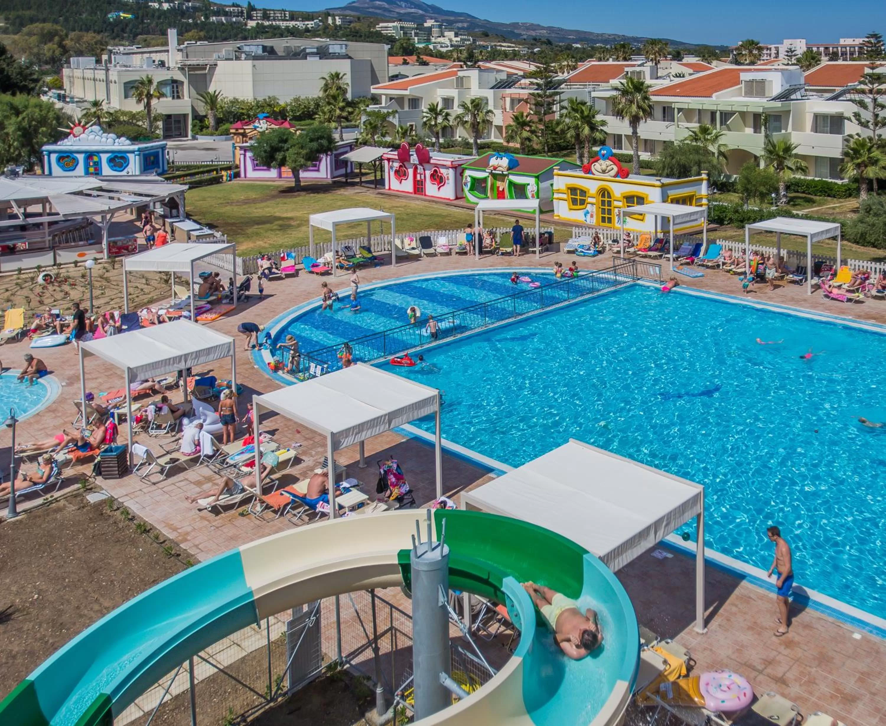 Aqua park in Kipriotis Village Resort