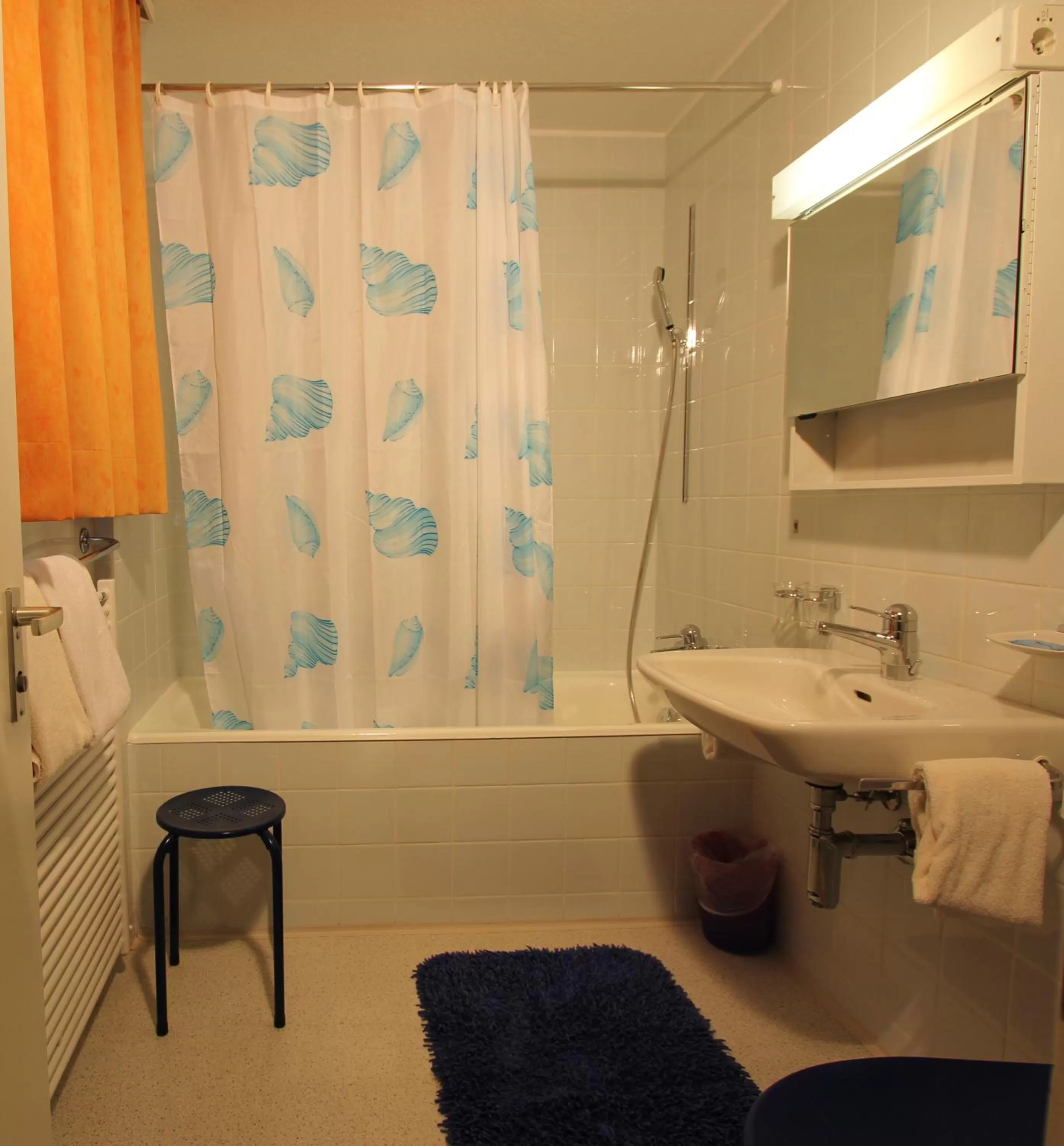 Bathroom in Pension Mezzaprada