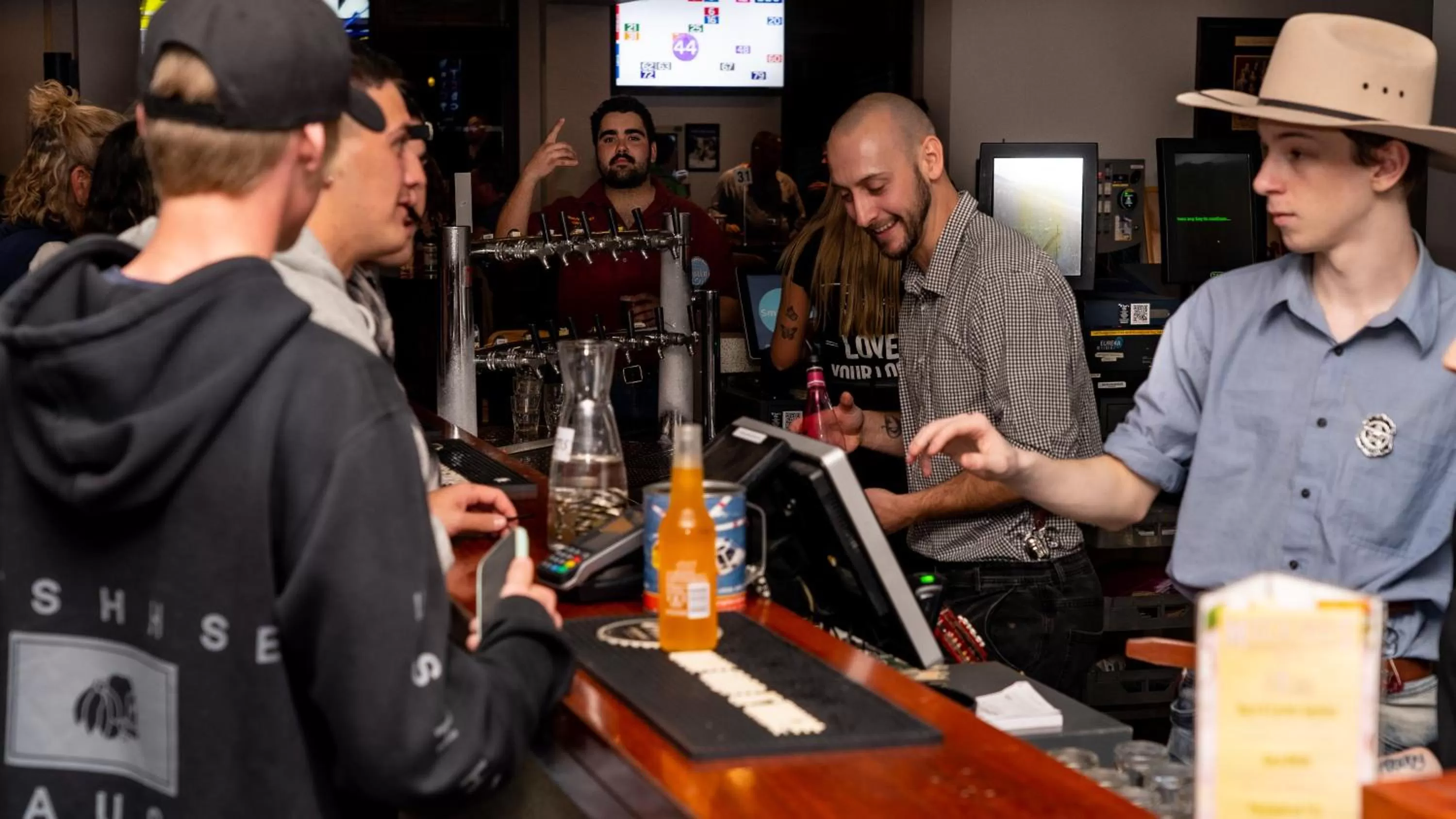 Lounge or bar in Peden's Hotel