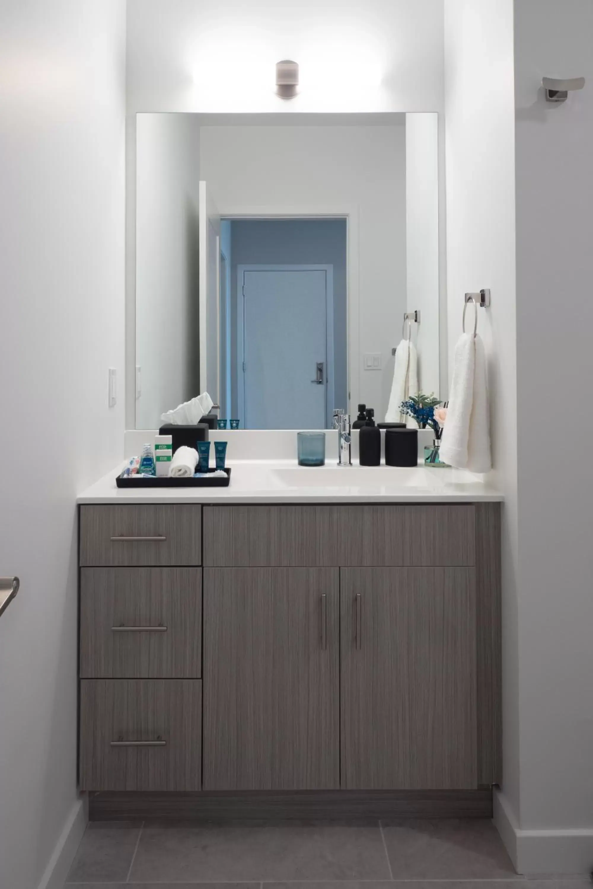 Bathroom in Luxury Furnished Apartments by Hyatus Downtown at Yale