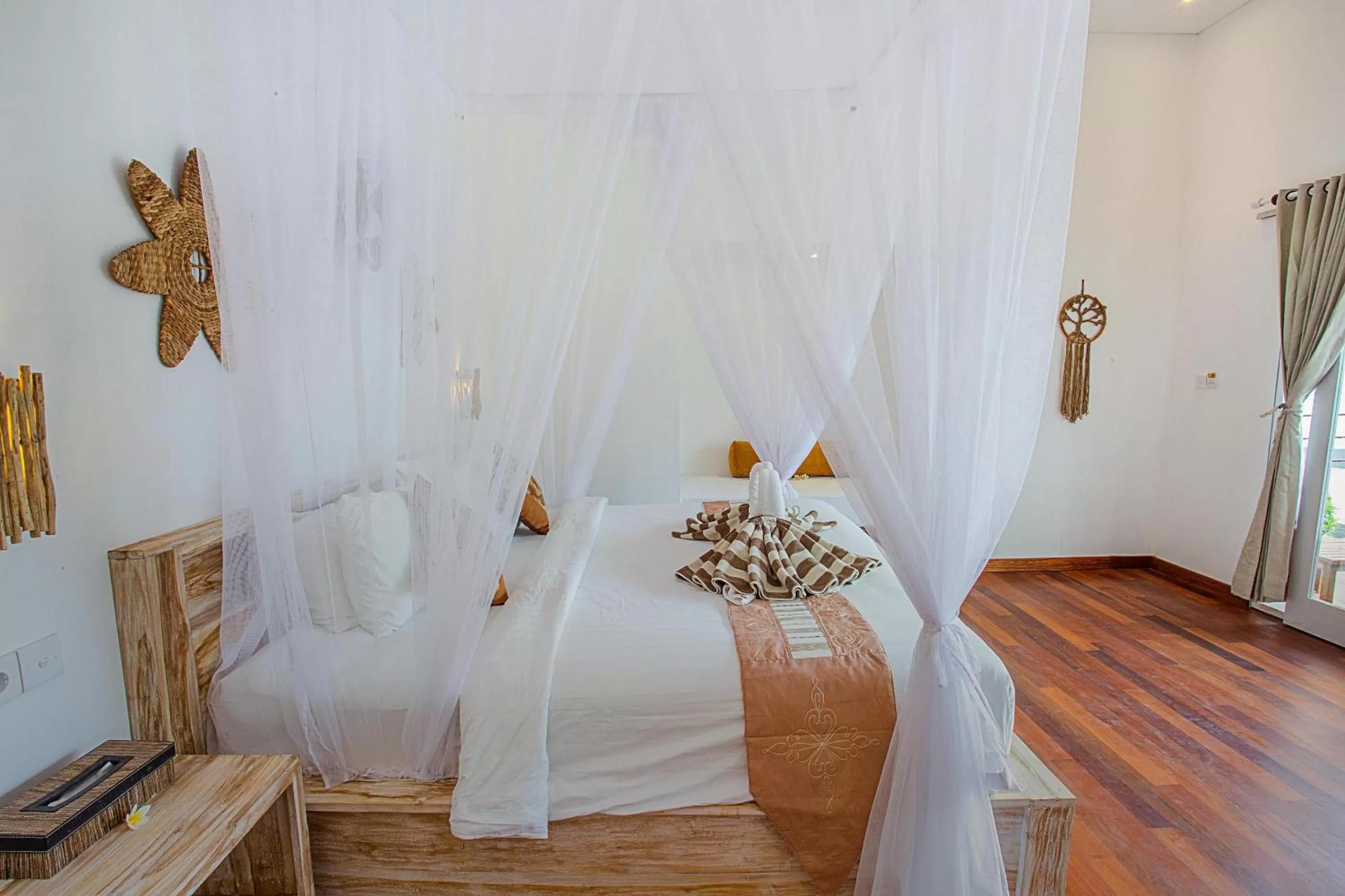 Bed in Sanghyang Bay Villas