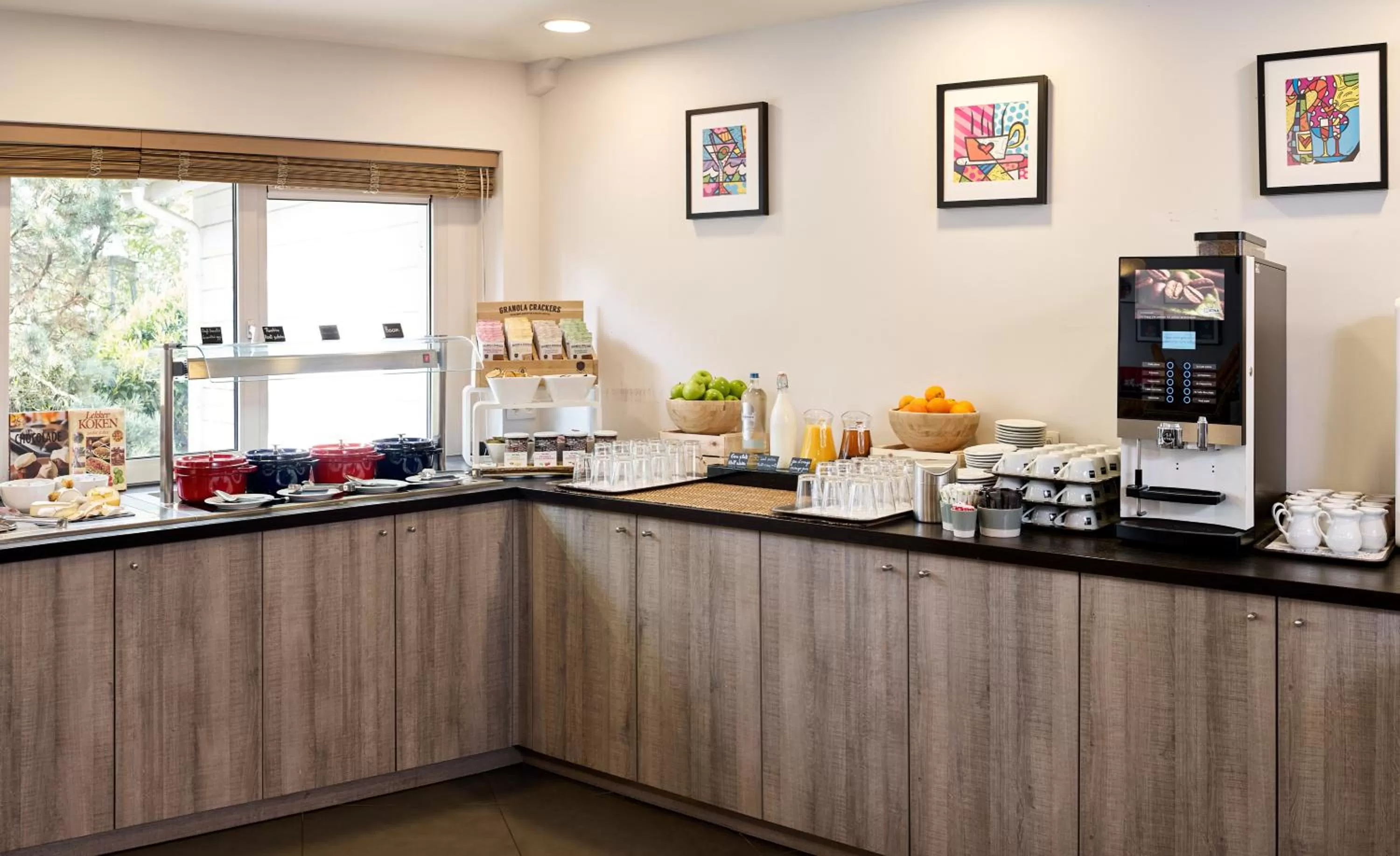 Buffet breakfast in Best Western Hotel Wavre