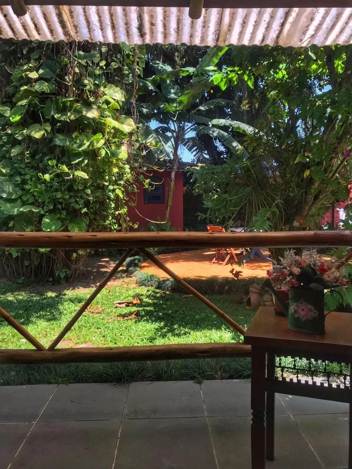 Garden view in Pousada Canto Bella Terra