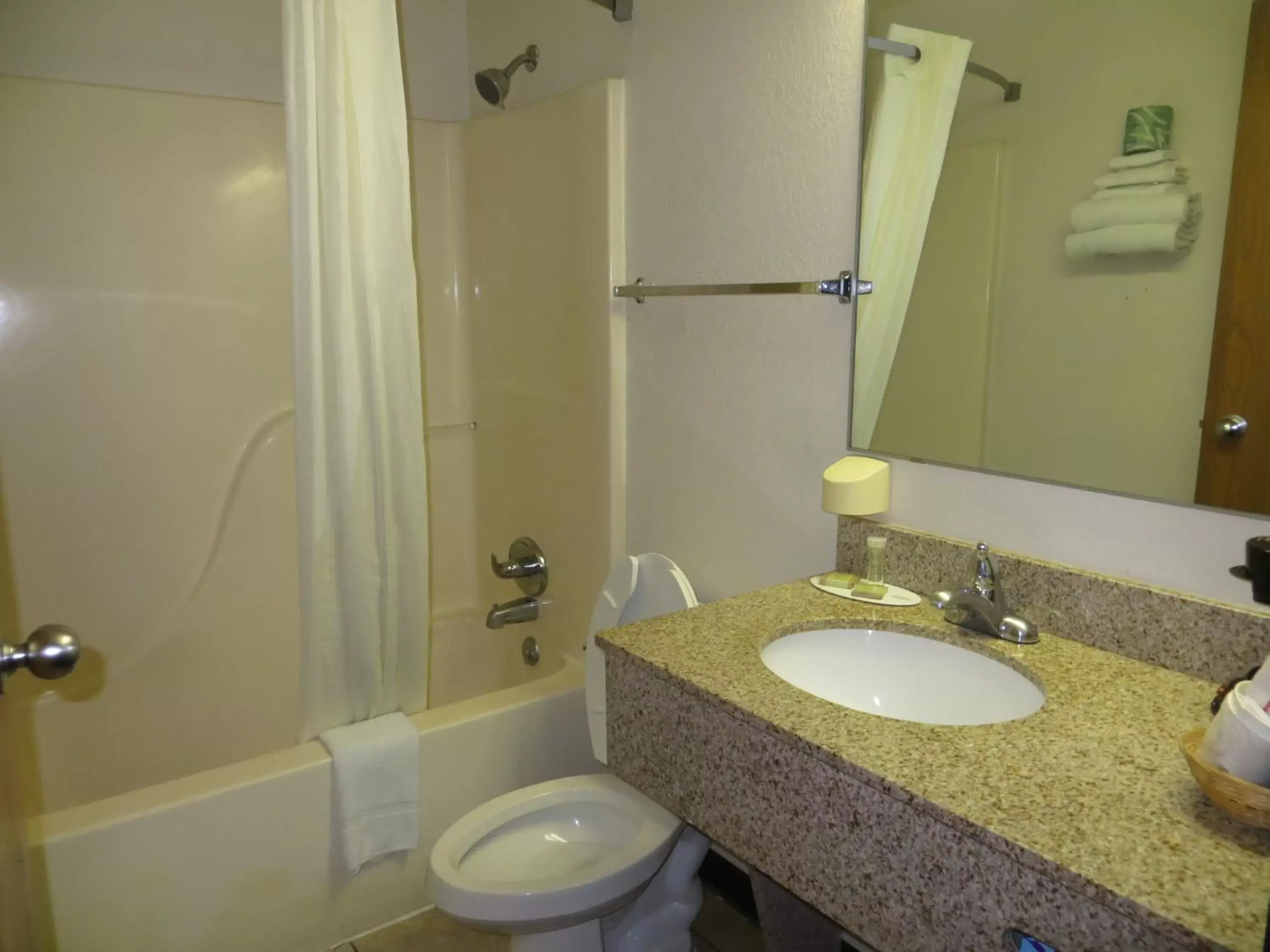 Bathroom in Super 8 by Wyndham Waco University Area