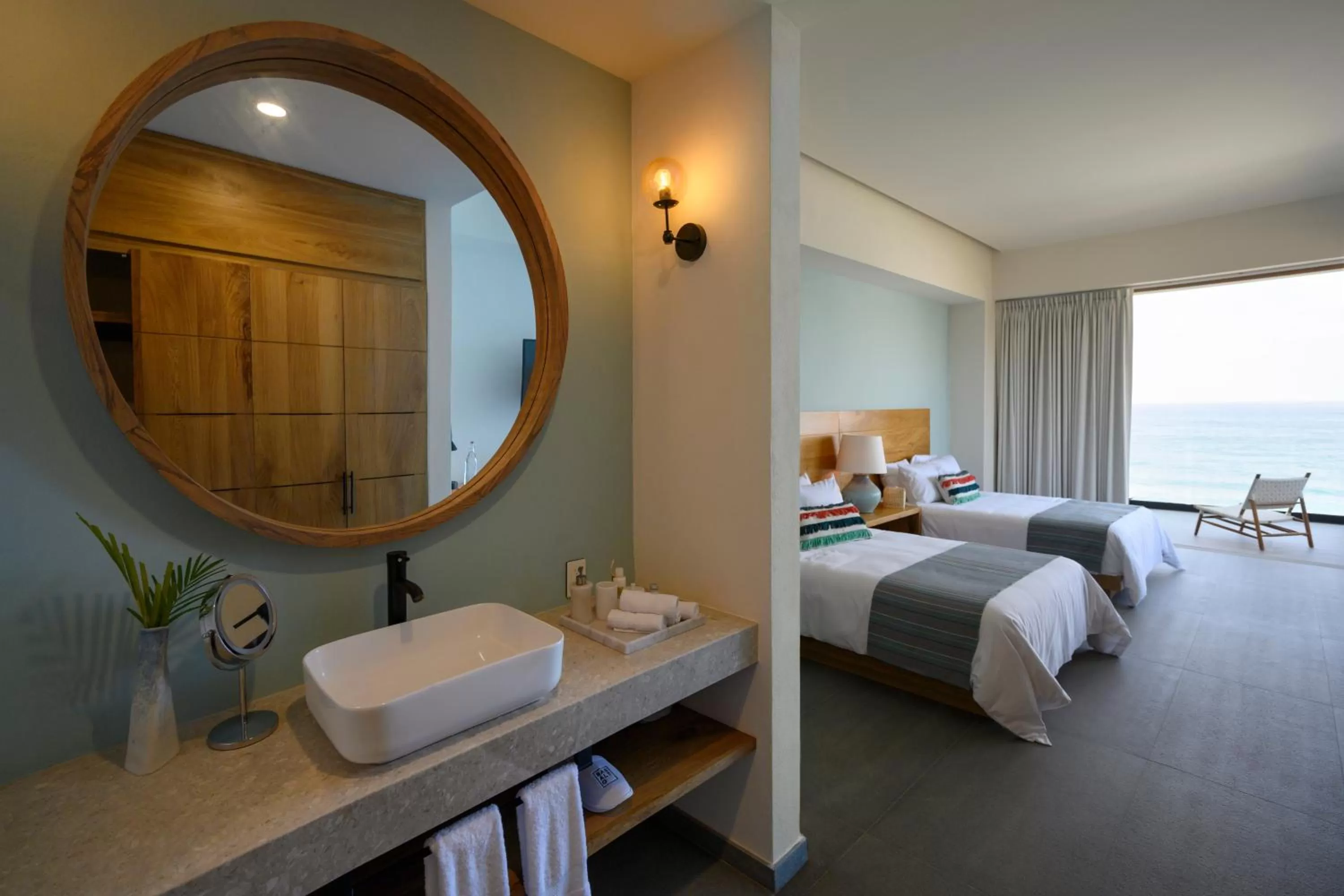 Bedroom, Bed in Hotel Basalto