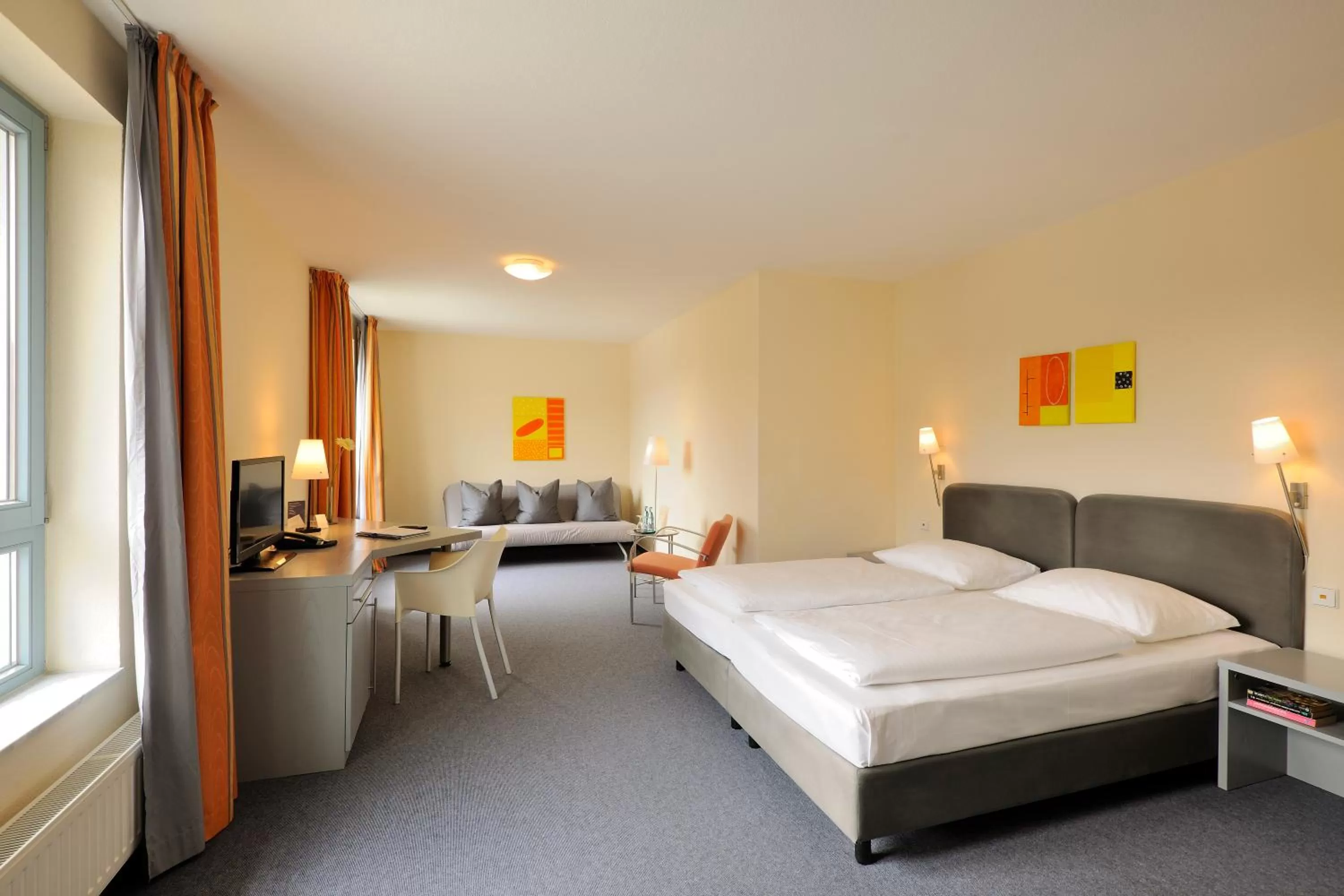 Bed in Werkhof Hotel