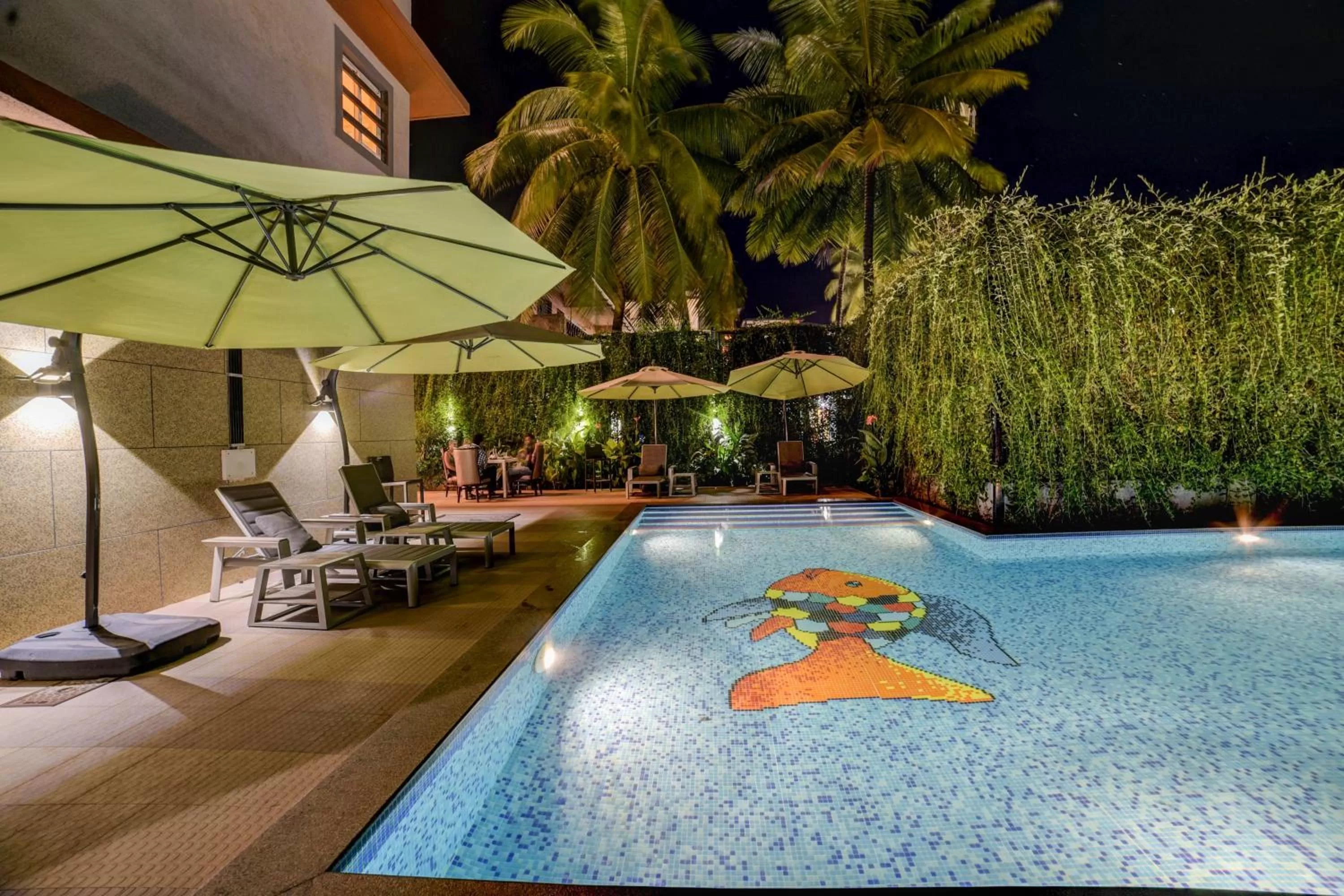 Seating area in Fabhotel Prime Sarala Crown - 500M From Calangute Beach