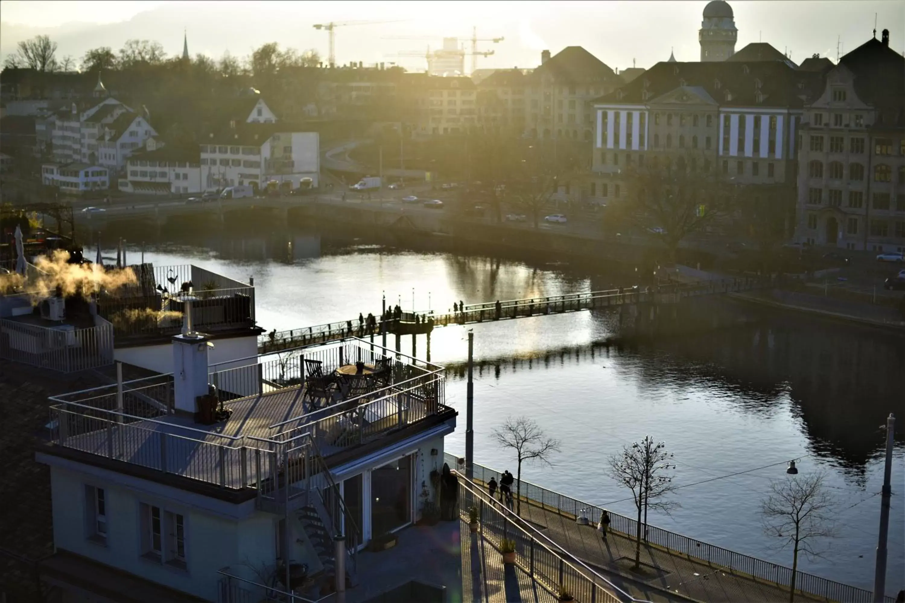 City view, Lake View in Hotel Limmathof