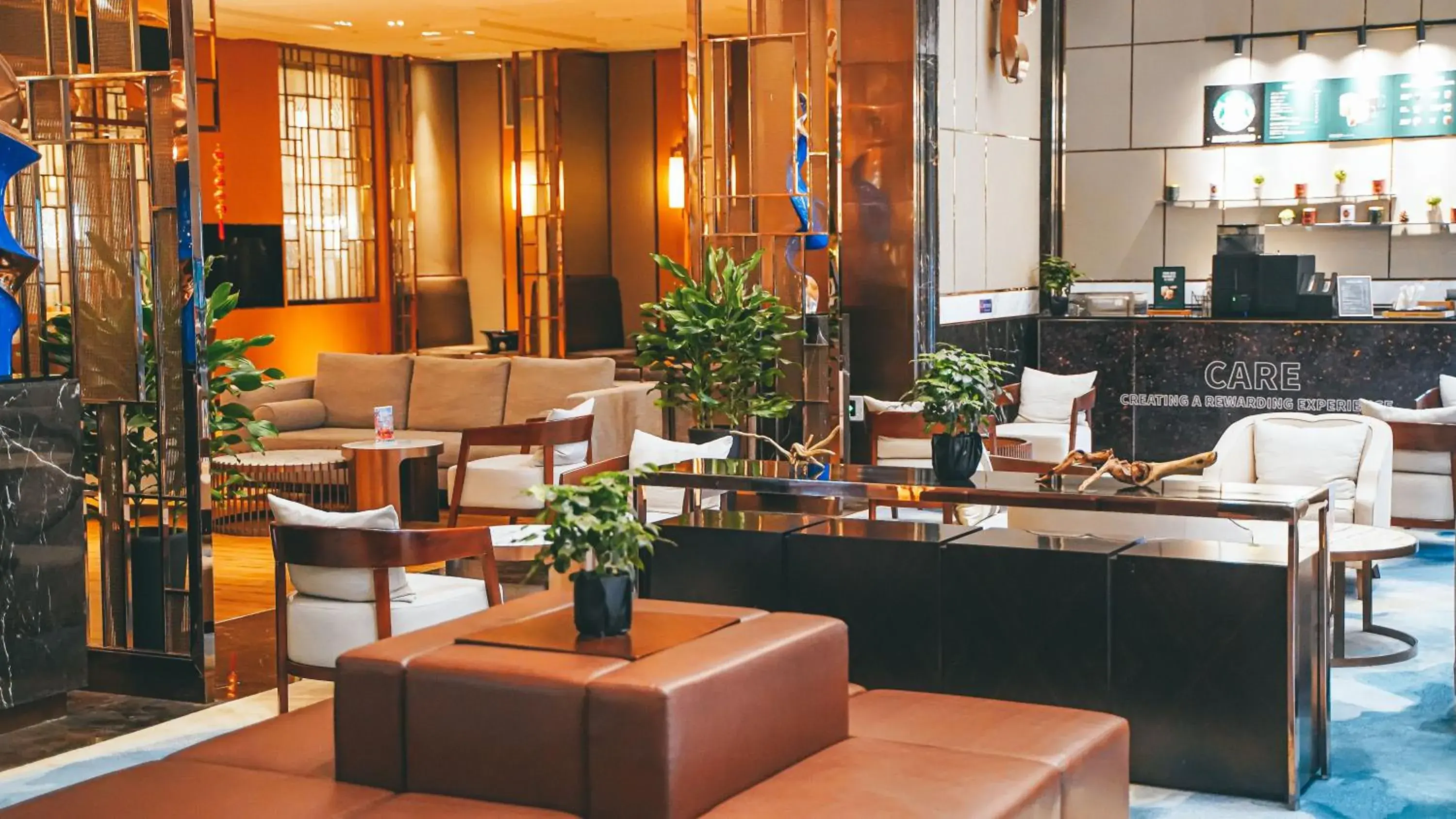 Lobby or reception in DoubleTree By Hilton Ningbo Beilun Lobby or reception in DoubleTree By Hilton Ningbo Beilun