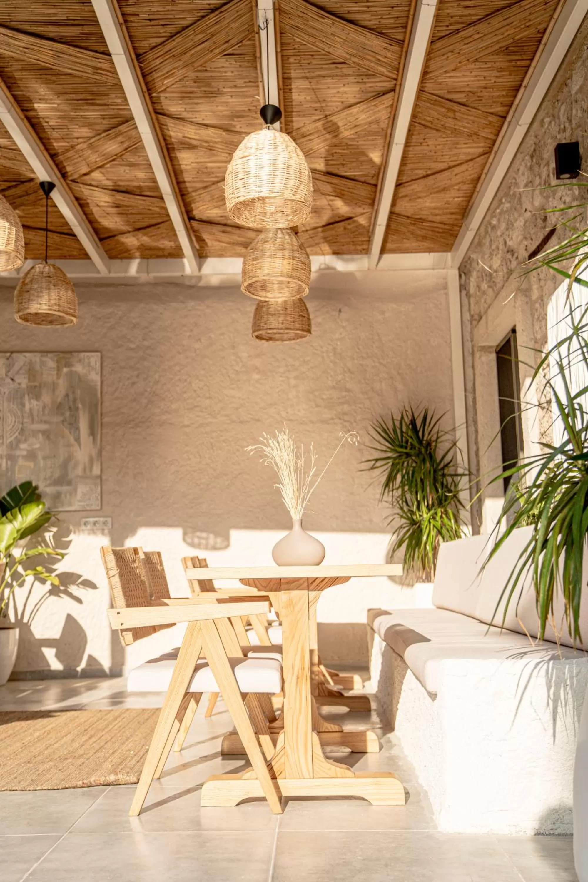 Dining area in Voger Alaçatı Köyiçi