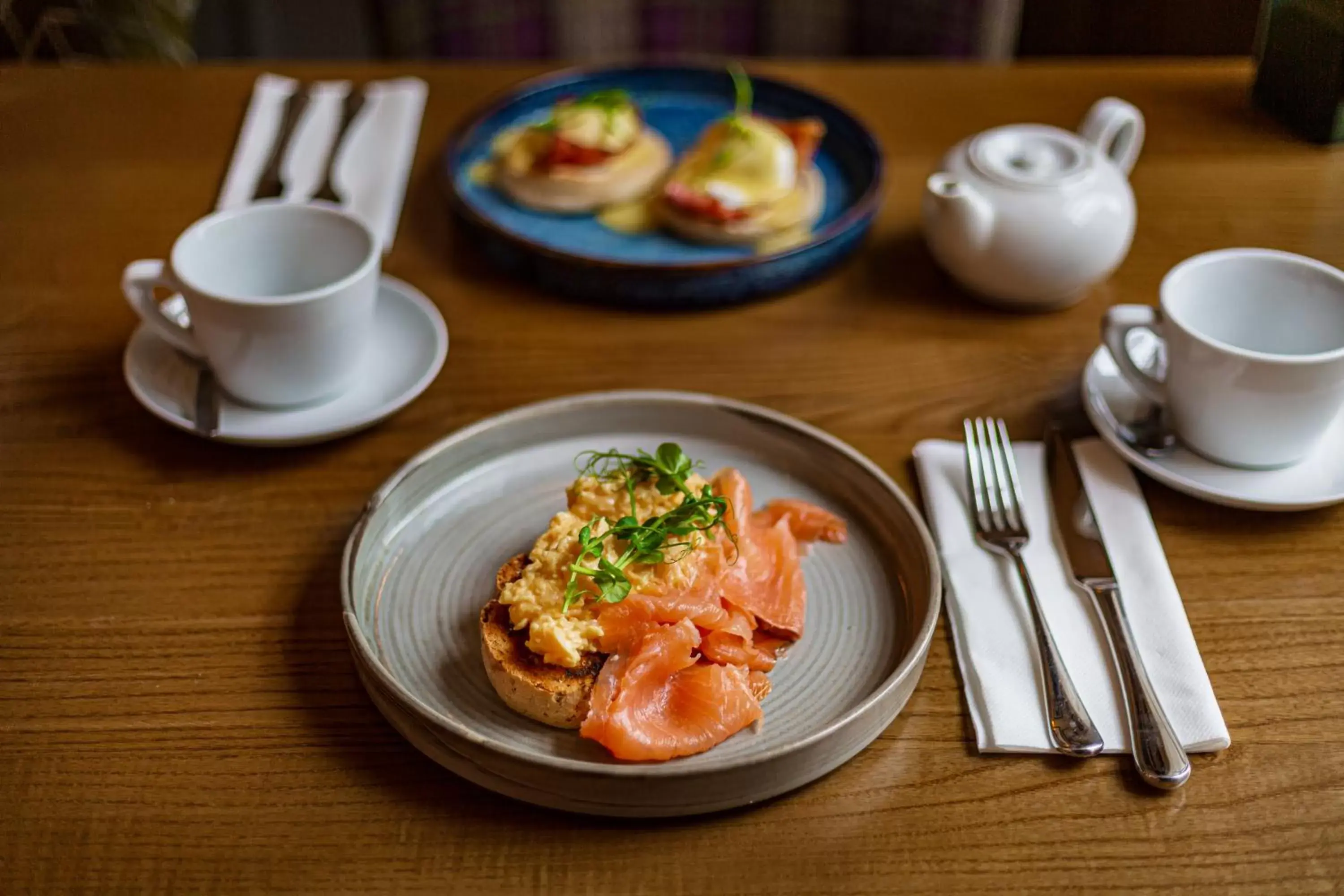 Breakfast in The Rutland Arms Hotel, Bakewell, Derbyshire