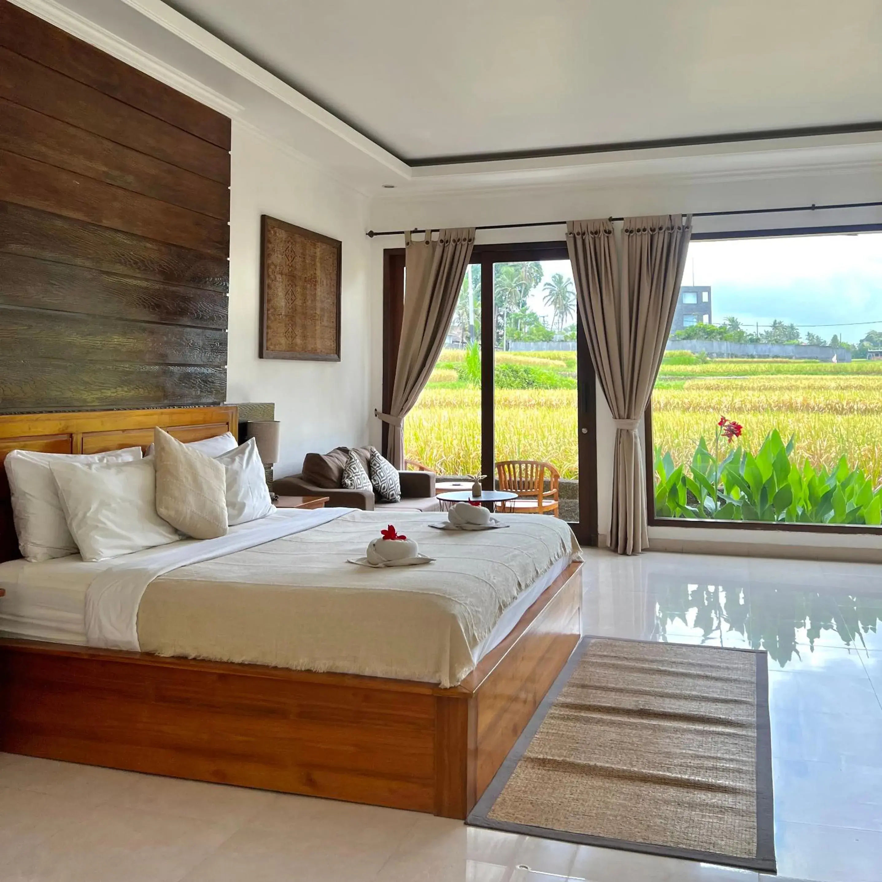 Property building, Bed in Kubu Bali Baik Villa & Resort - CHSE Certified