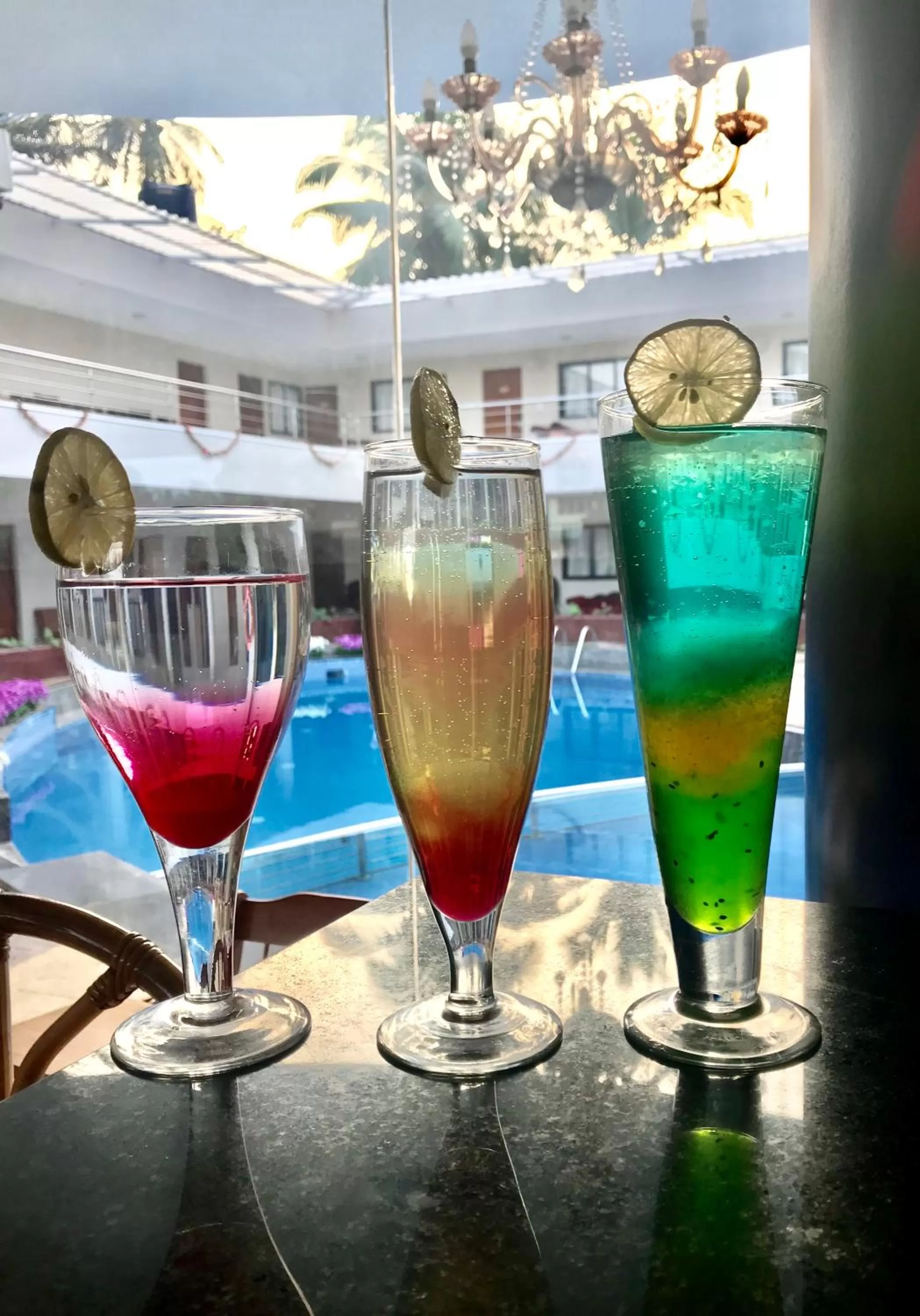 Drinks in The Center Court Resort & Spa