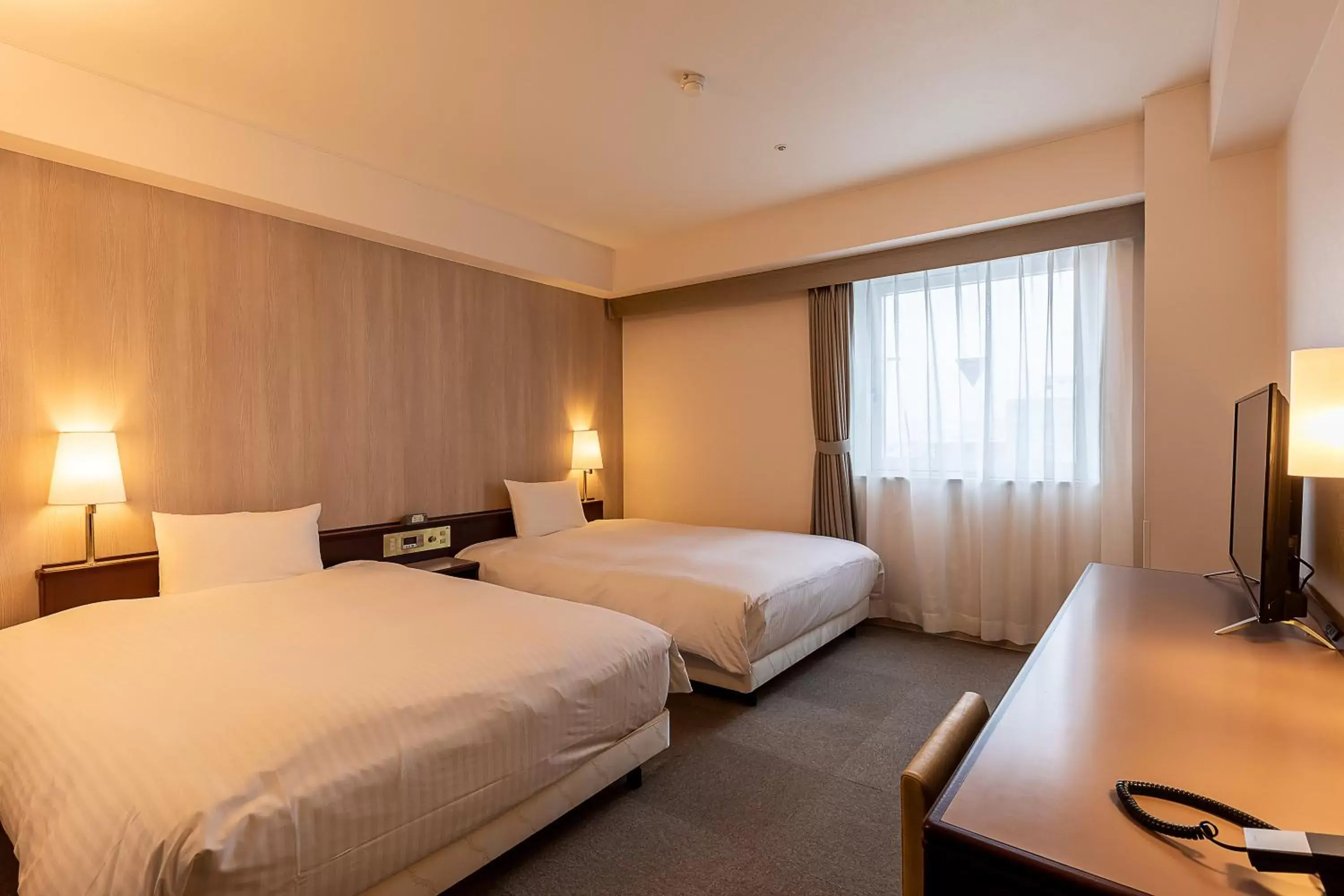 Photo of the whole room, Bed in Court Hotel Asahikawa