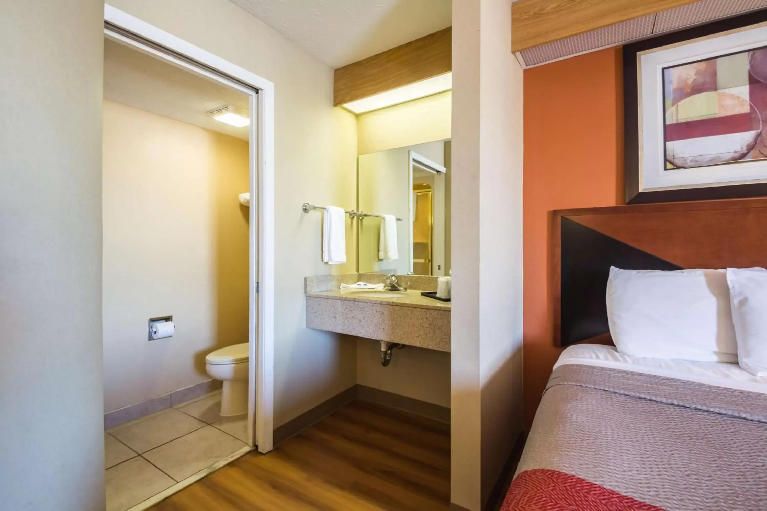 Photo of the whole room, Bathroom in Motel 6-Indianapolis, IN - Airport