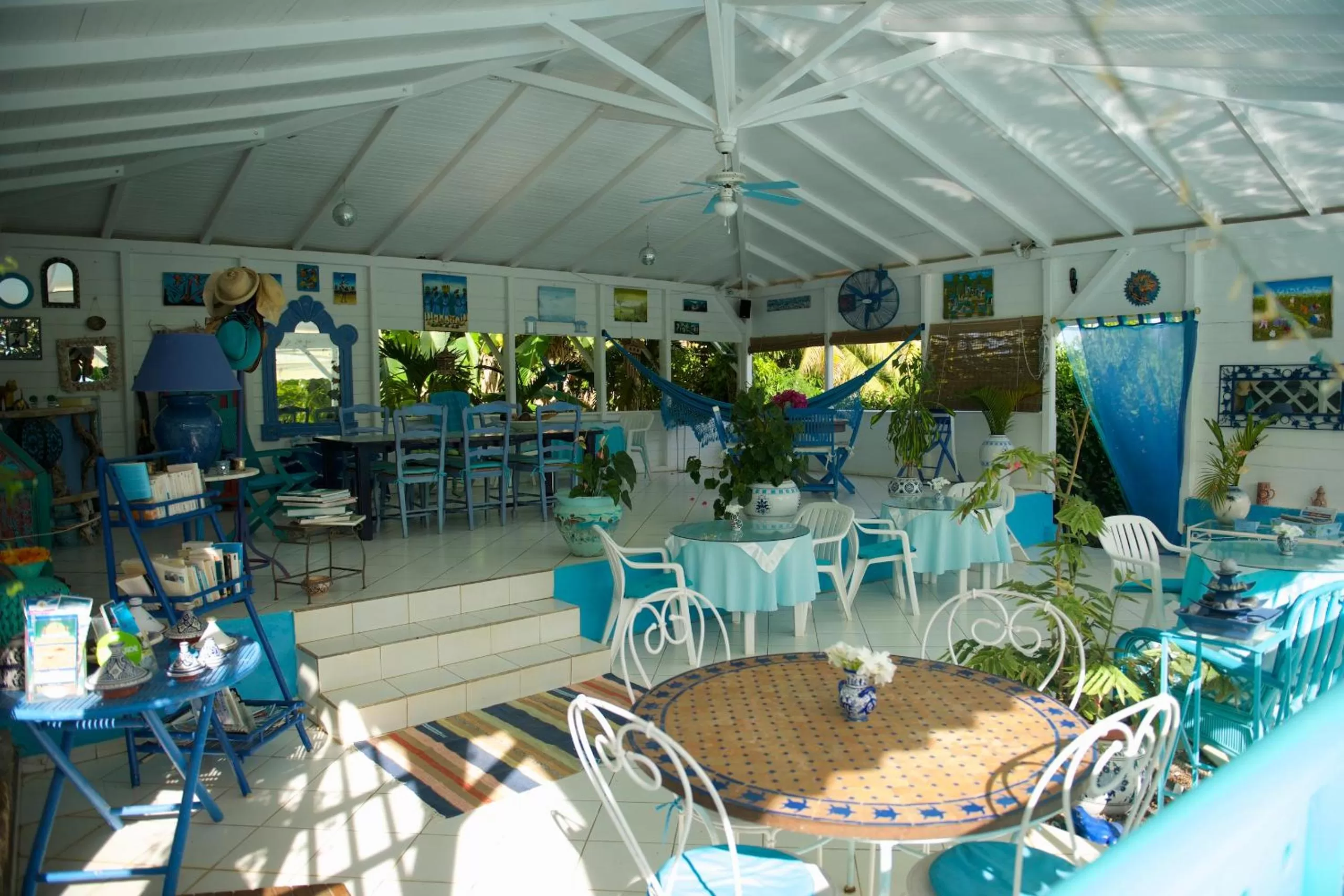 Patio in Hotel Cap Sud Caraibes