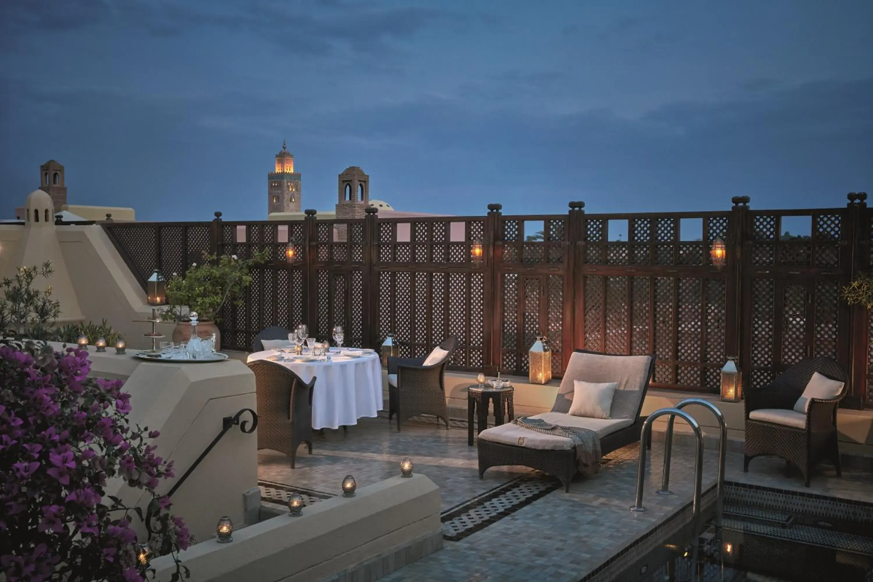 Balcony/Terrace in Royal Mansour Marrakech