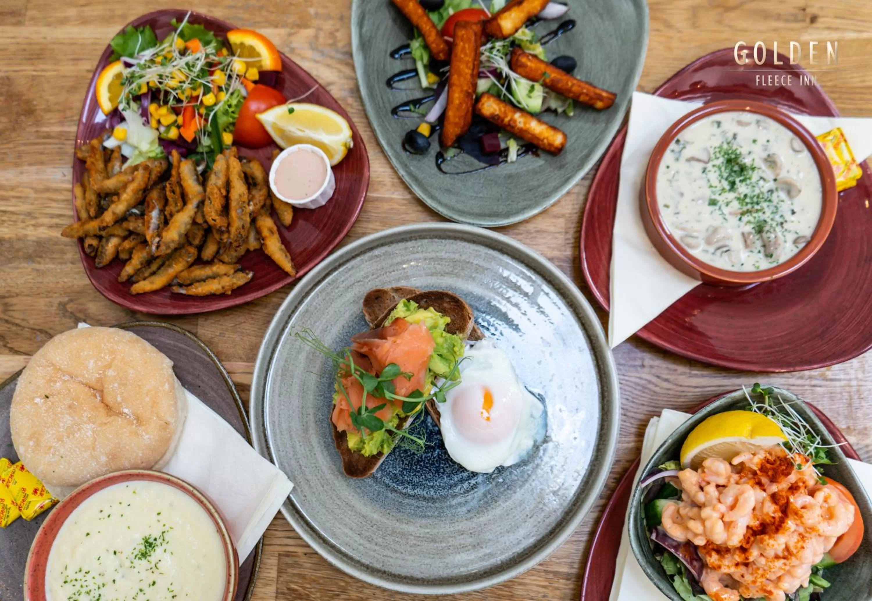 Food in The Golden Fleece Inn