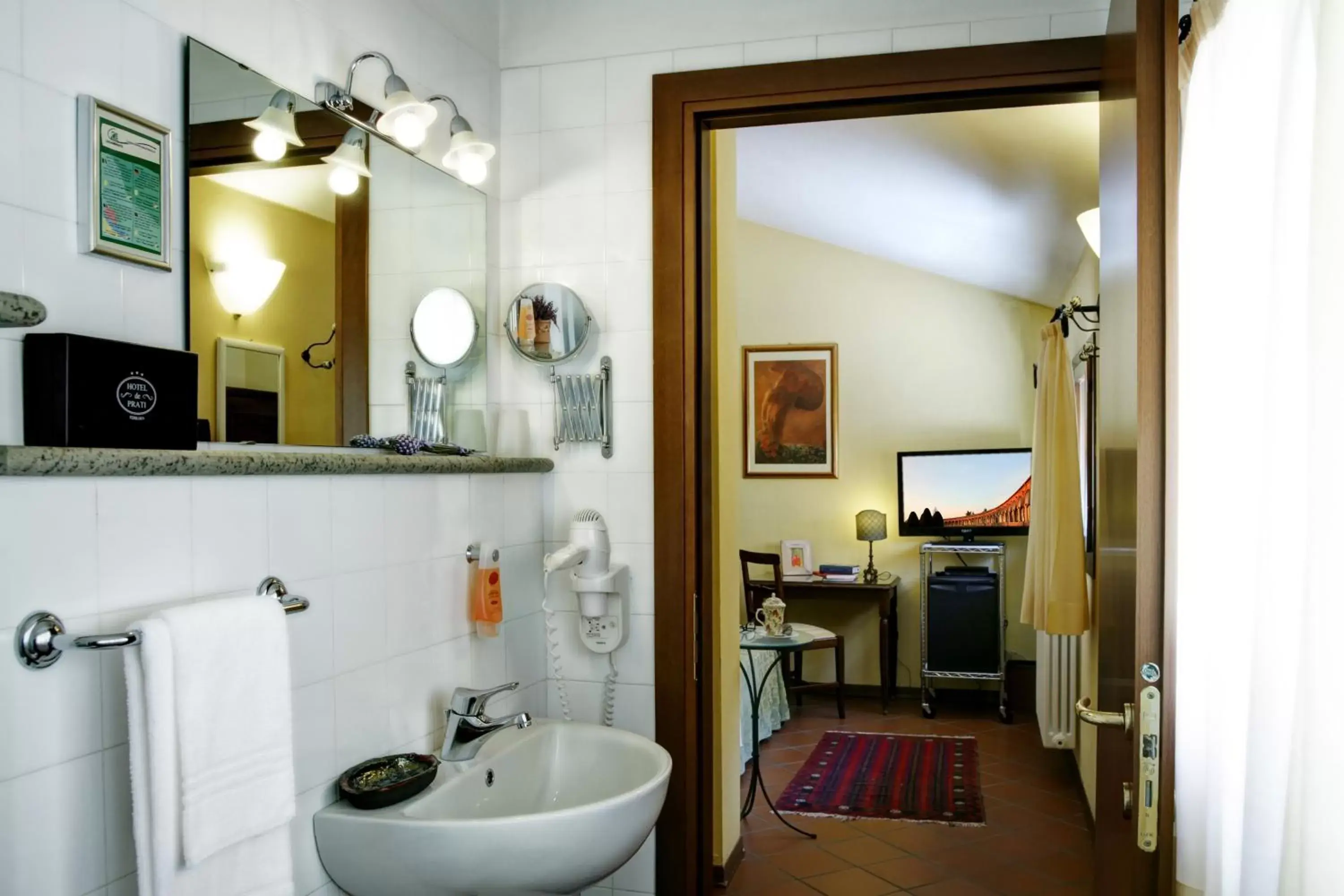 Bathroom in Hotel De Prati