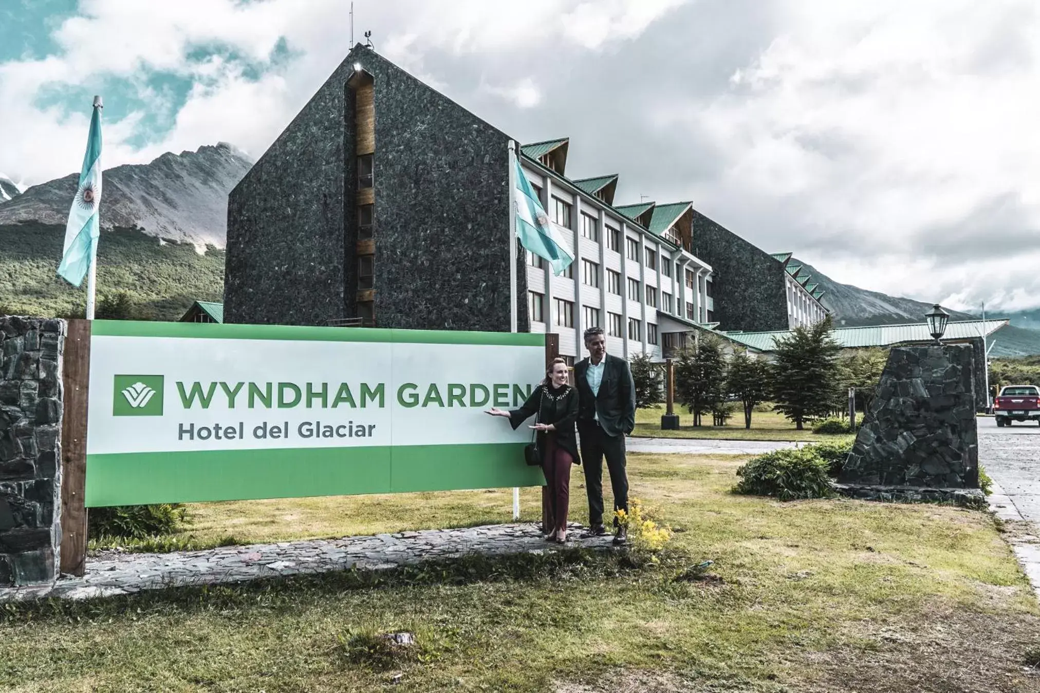 Property logo or sign, Property Building in Wyndham Garden Ushuaia Hotel del Glaciar