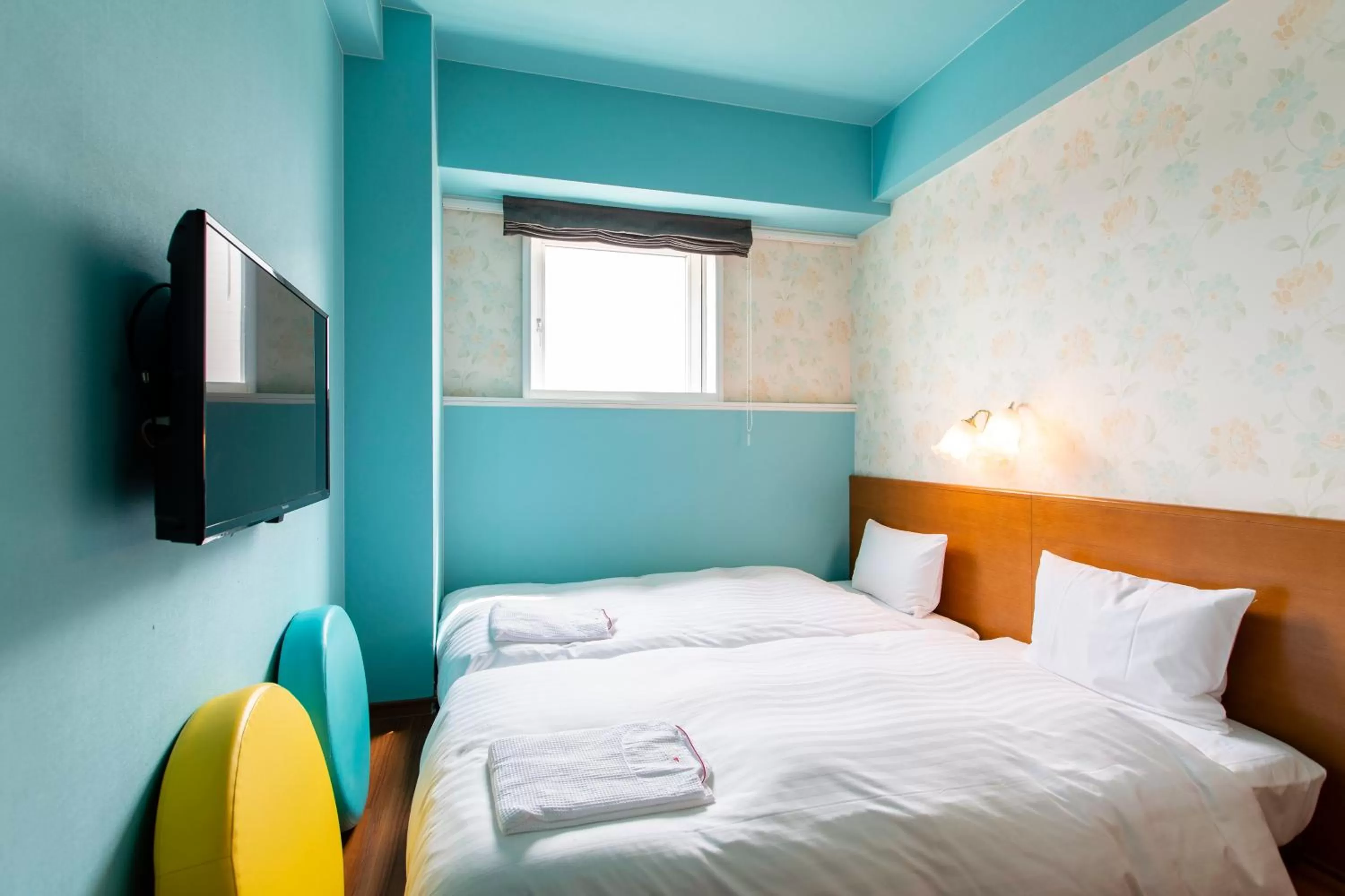 Photo of the whole room, Bed in Hotel Wing International Asahikawa Ekimae