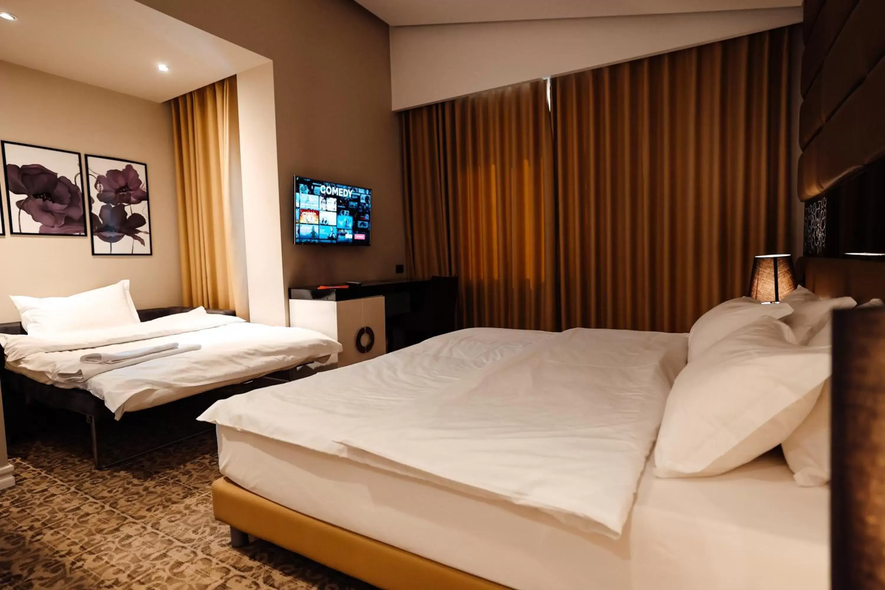 Bed in Senator Hotel Bed in Senator Hotel