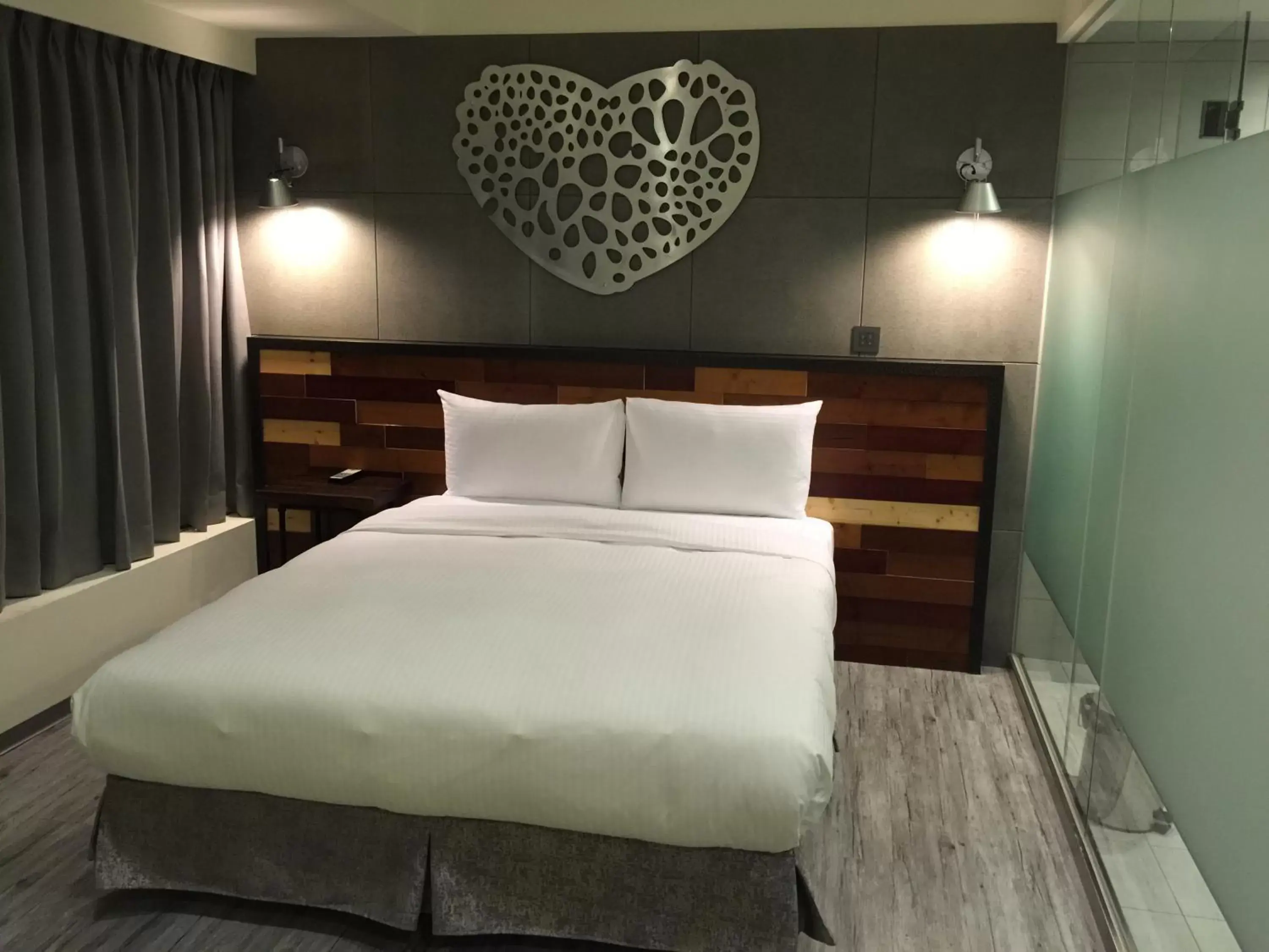 Bed in Xinshe Hotel - Hsinchu