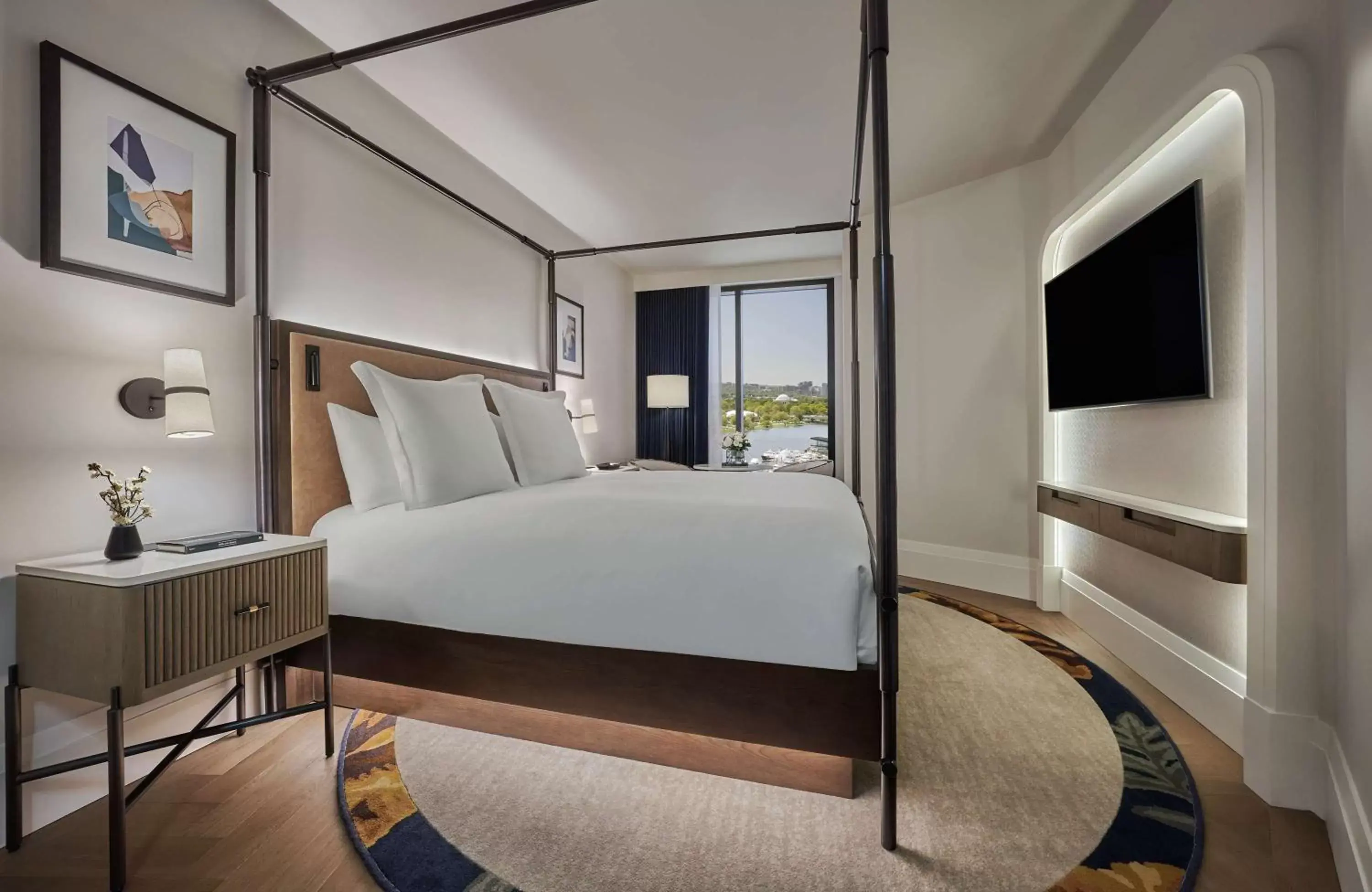 Bedroom, Bed in Pendry Washington DC - The Wharf