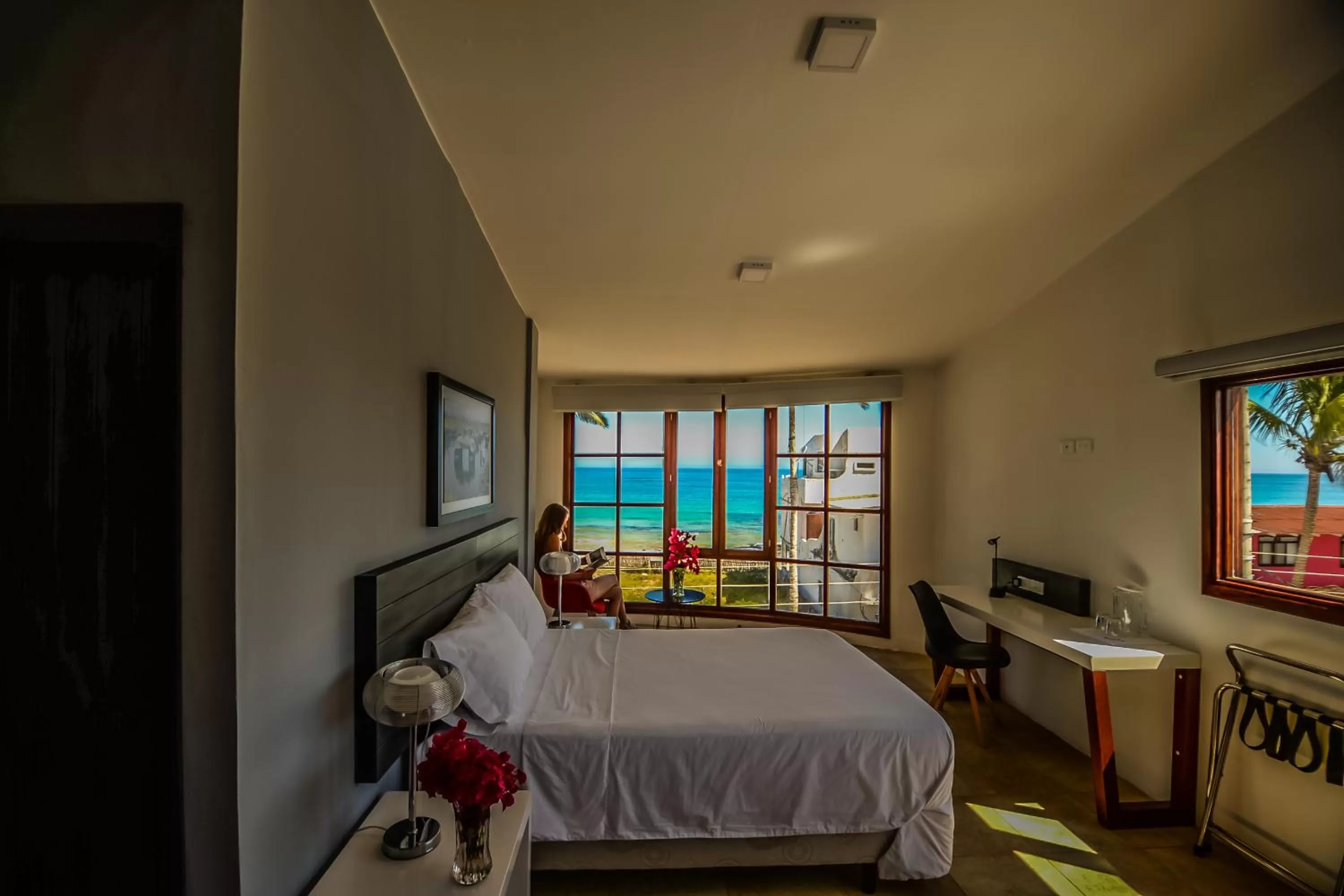 Bedroom, Bed in Hotel Volcano